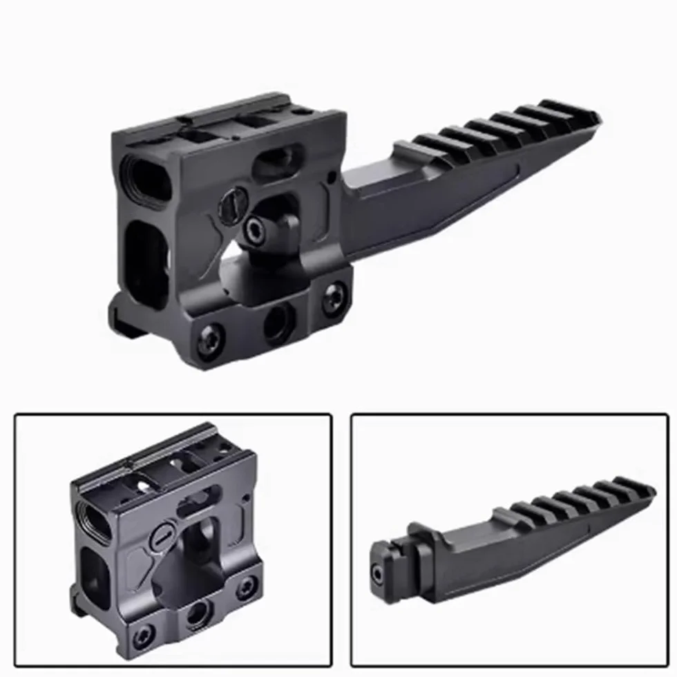 Montures Tactiques Micro Red Dot Riser Picatinny Riser,Adaptateur de Base à Montage combiné Optique Rail de Montage de portée de 20 mm pour T1 T2 H1 H2 Red Dot Sight viseur Optique