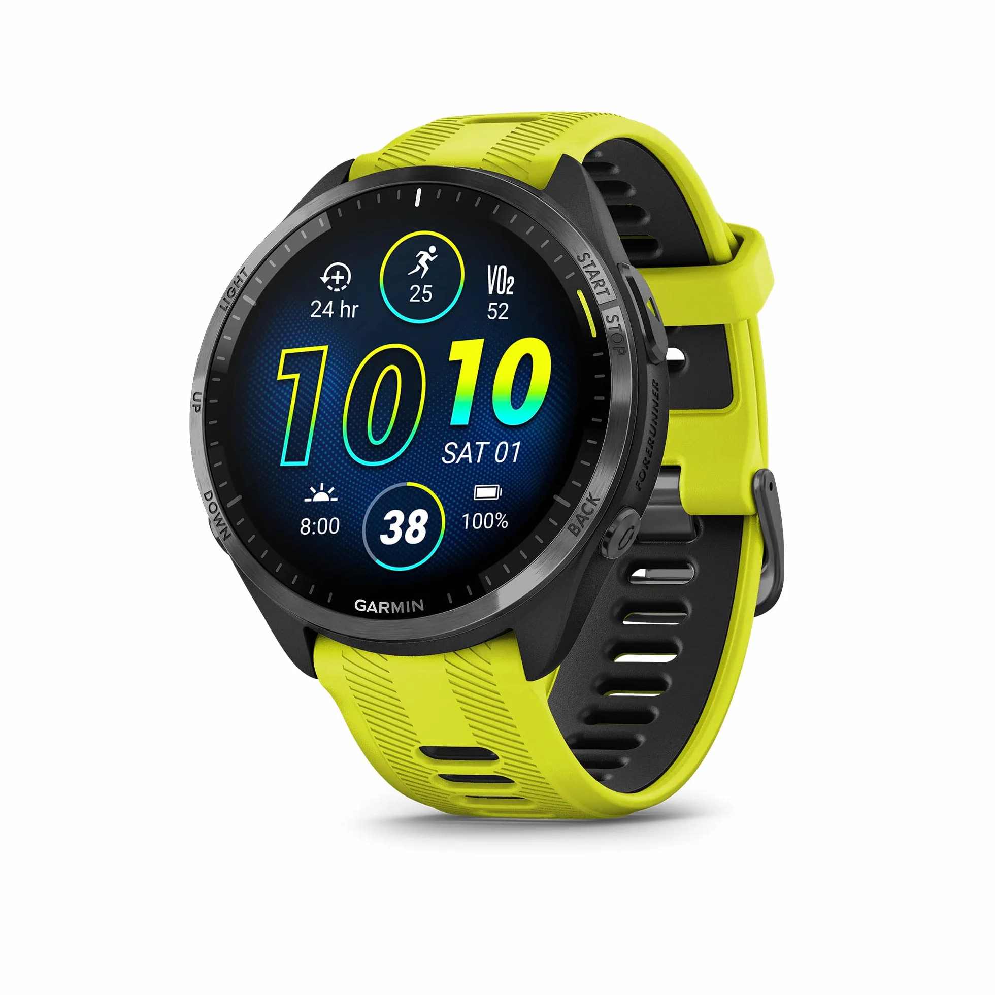 Garmin Forerunner 265 Smartwatch 46 mm Noir/Gris poudré