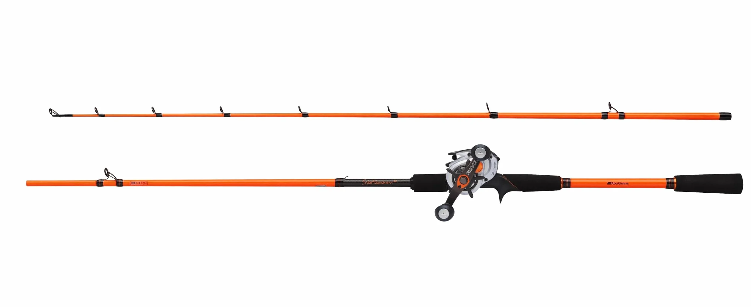 Abu Garcia Svartzonker X Casting Ensemble Canne et Moulinet Pêche au Brochet 30T Carbone 1,93 m