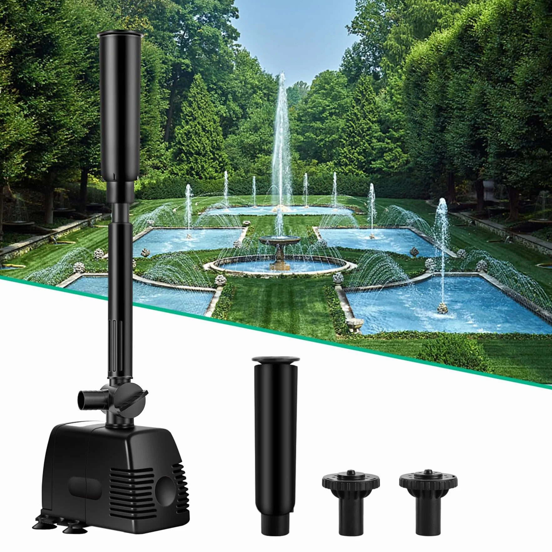 Forever Speed Pompe à eau pour fontaine 1000L/h