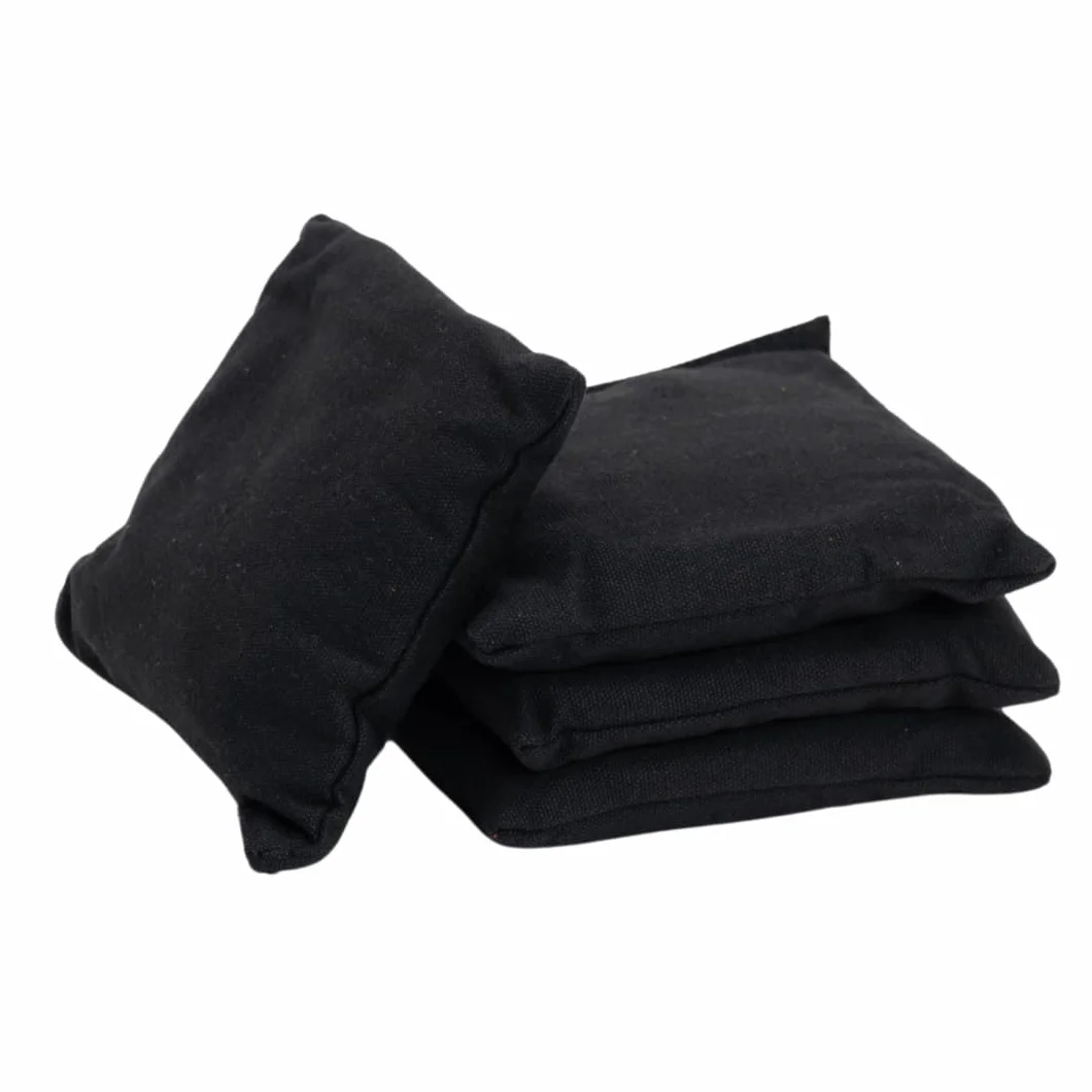 Cornhole Sacs 4 pièces Noir