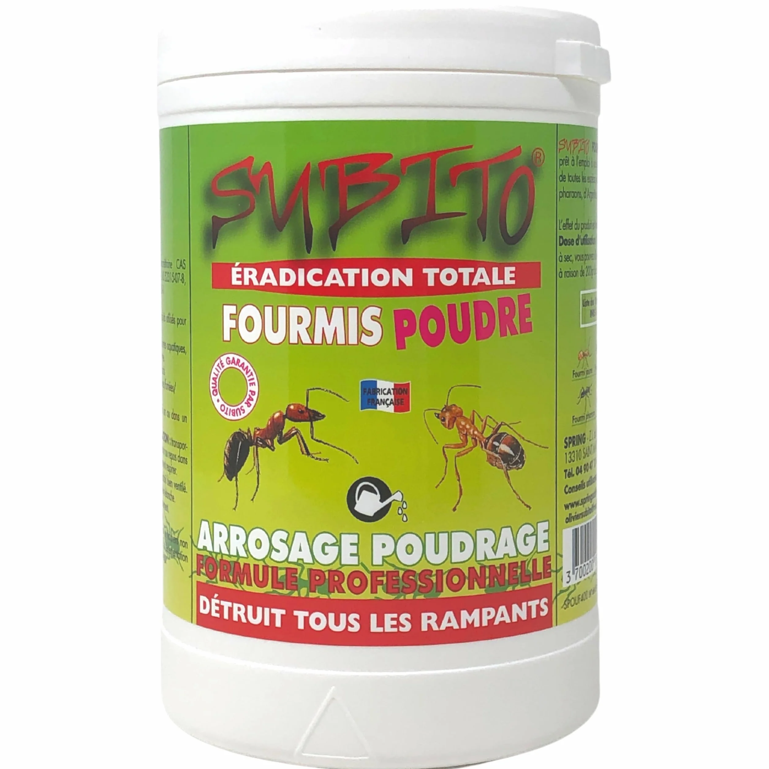 Anti Fourmis Poudre 400G - Fourmicide Puissant Intérieur Extérieur