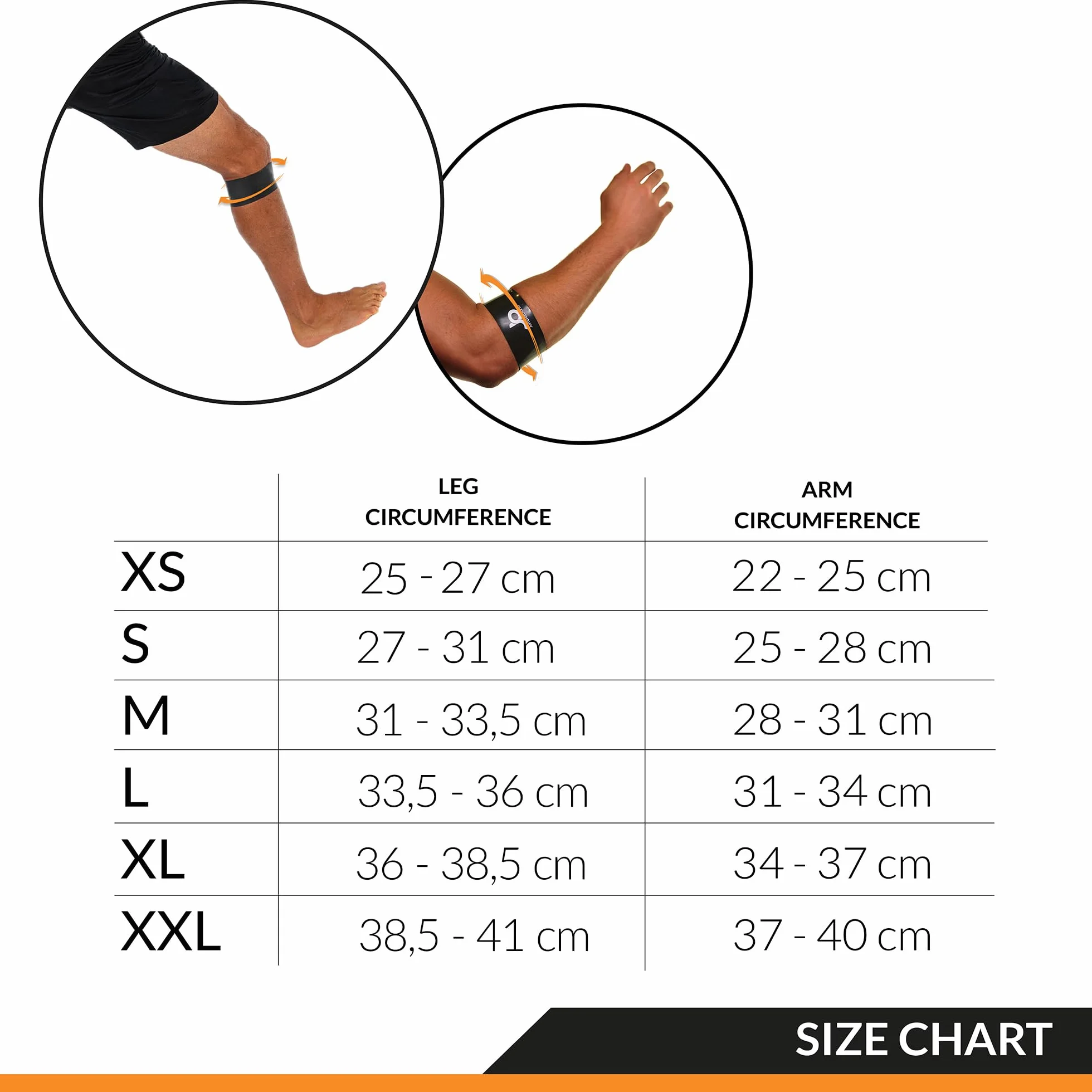 Jumperband Classic Patella and Tennis Elbow Bandage (Knee/Arm) pour hommes et femmes (sports, fitness, vie de tous les jours) Soulage la douleur + Ajustement parfait + Peut être utilisé partout