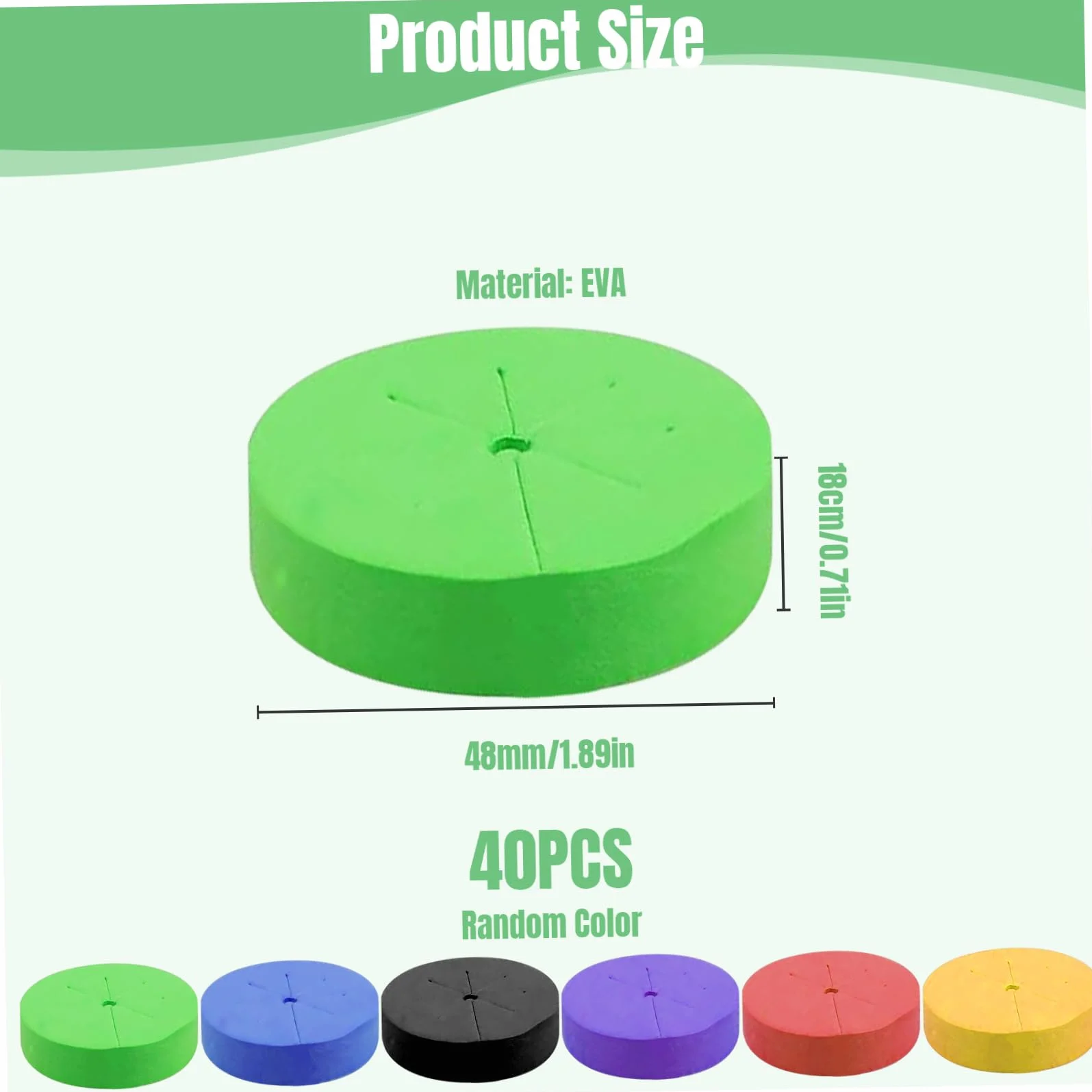 Éponges hydroponiques 40 pcs, inserts de cloner en mousse néoprène pour pots de filet 2 pouces, aéroponique