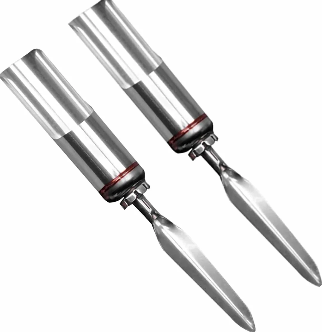 Support de Canne à Pêche Acier Inoxydable Universel Détachable Portable 2pcs