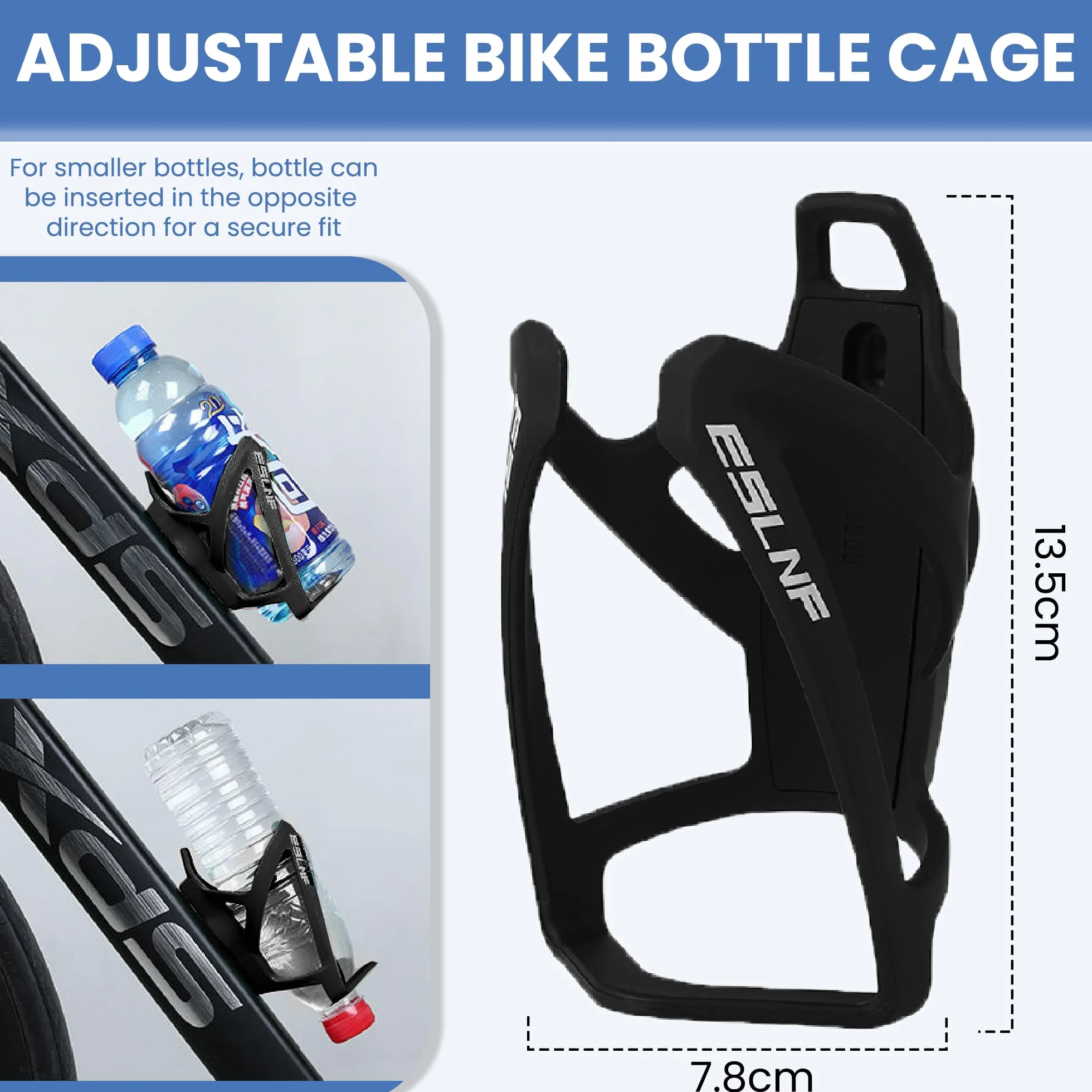 ReFind Porte-Bouteille de Vélo pour AirTag avec Compartiment Caché pour Apple AirTag. Porte-Bouteille Étanche et Anti-Poussière, Léger et Suivi de Vélo (sans iOS Tracker)