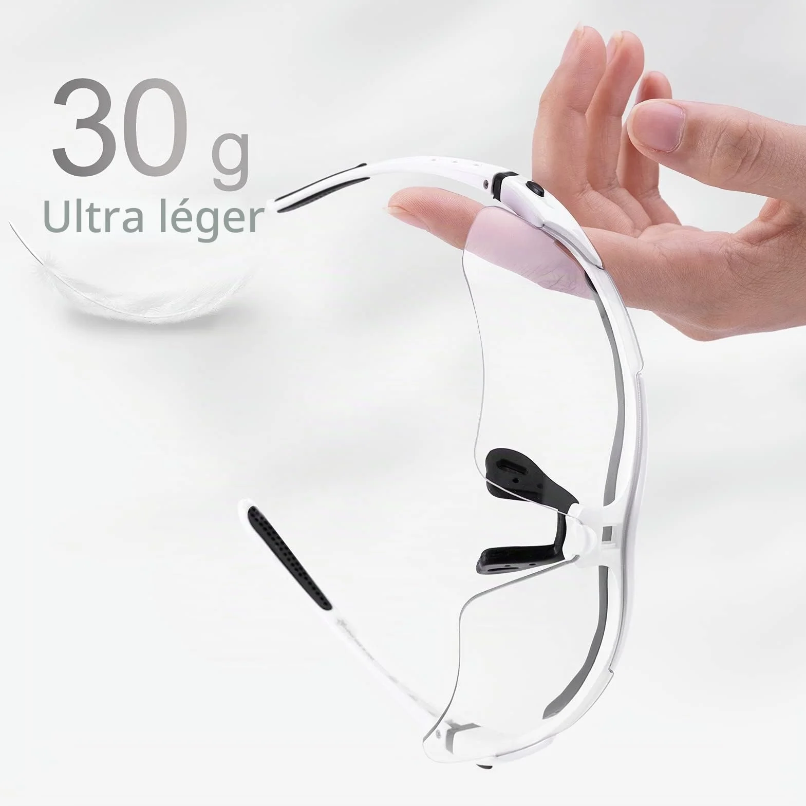 ROCKBROS Lunettes Vélo de Route VTT Photochromique Hommes Femmes, Cyclisme Lunettes de Soleil Sport VTT Pêche Running Course