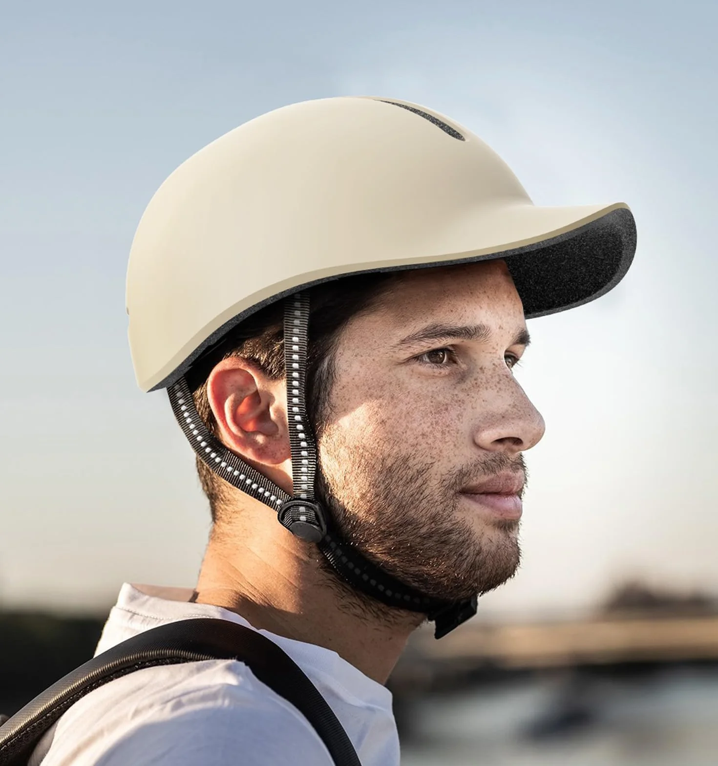 KINGLEAD Casque de vélo,Casque Urban Commuter,Casque de vélo stylé Hommes et Femmes pour Le Cyclisme Trekking City Roller Casque Hommes réglable