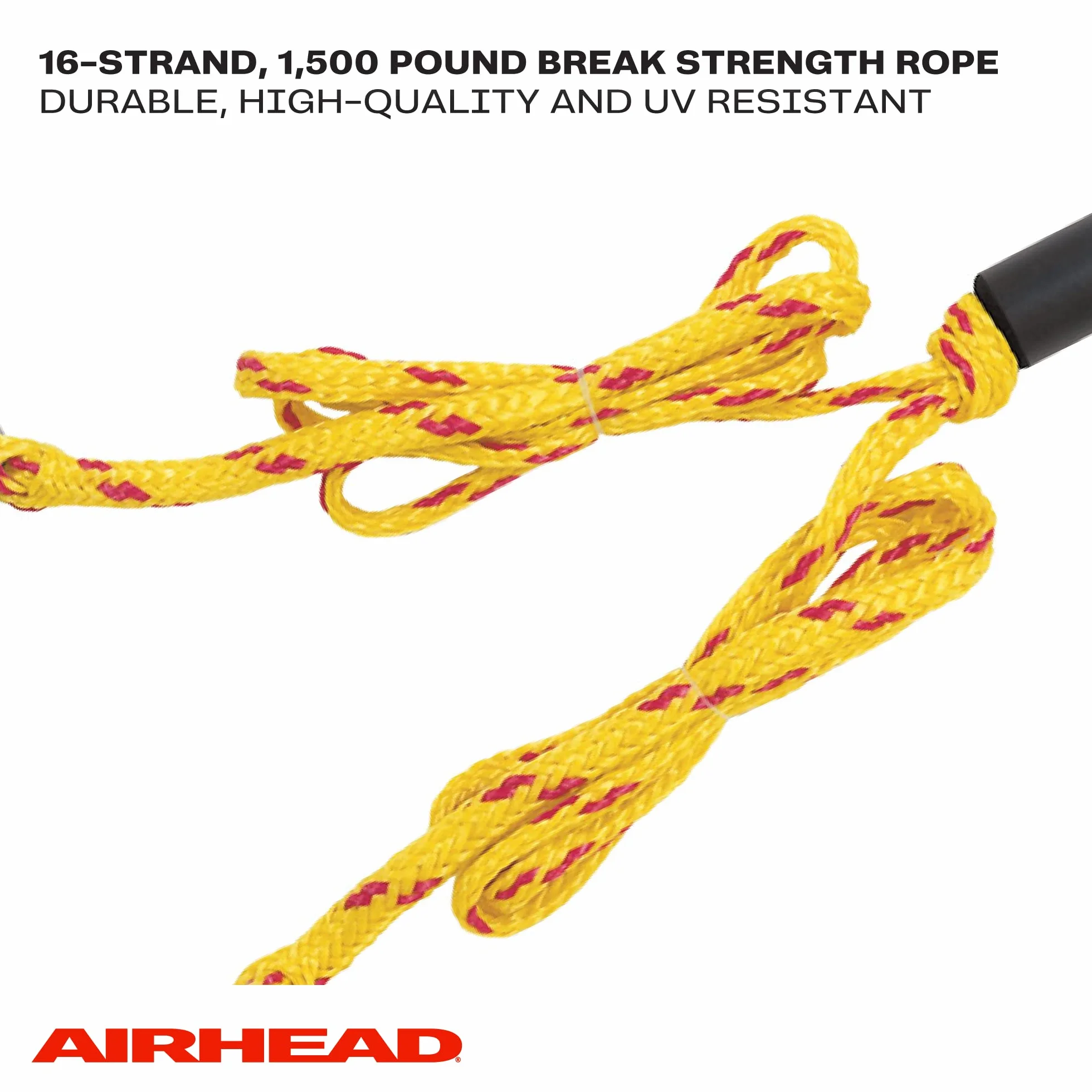 Airhead Heavy Duty Tow Harness Corde de Ski Nautique, 4 Sections Unisexe