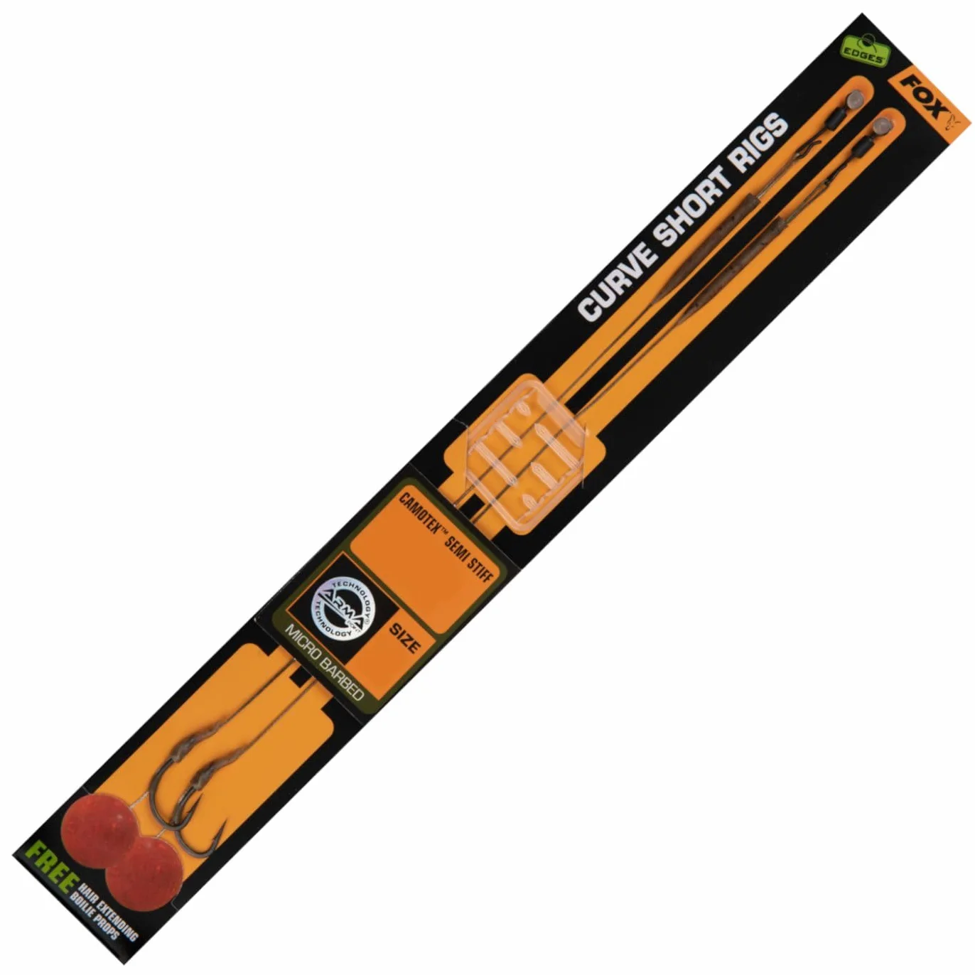 FOX Edges Camotex Bas de ligne semi-rigide pour carpe
