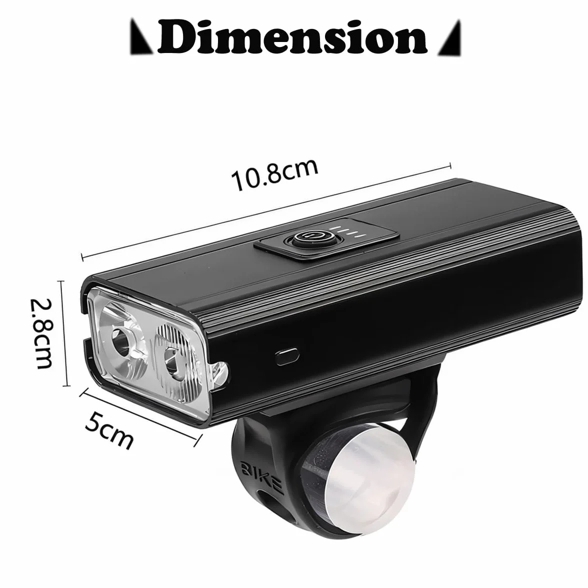 Éclairage Vélo, Ensemble Lumière Vélo LED Puissante USB Rechargeable Avant et Arrière, Lampe Vélo Etanche 6 Modes Phare de Vélo LED pour Cyclysme VTT, VTC, Bicyclette, etc