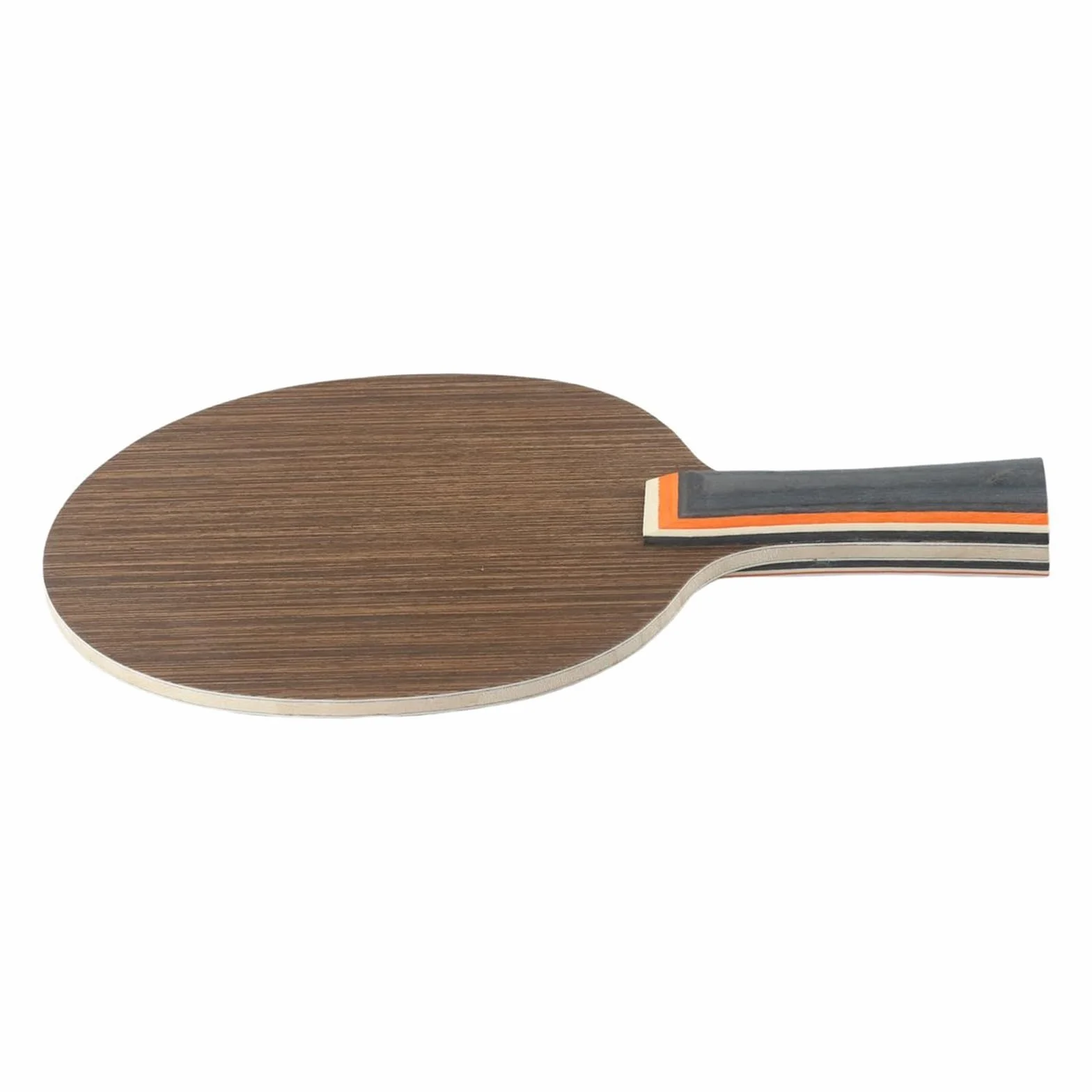 Plaque inférieure de raquette de tennis de table avec stratifié 5 plis pour manche long pour lame de ping-pong en ébène et couches de bois dur Dalbergia