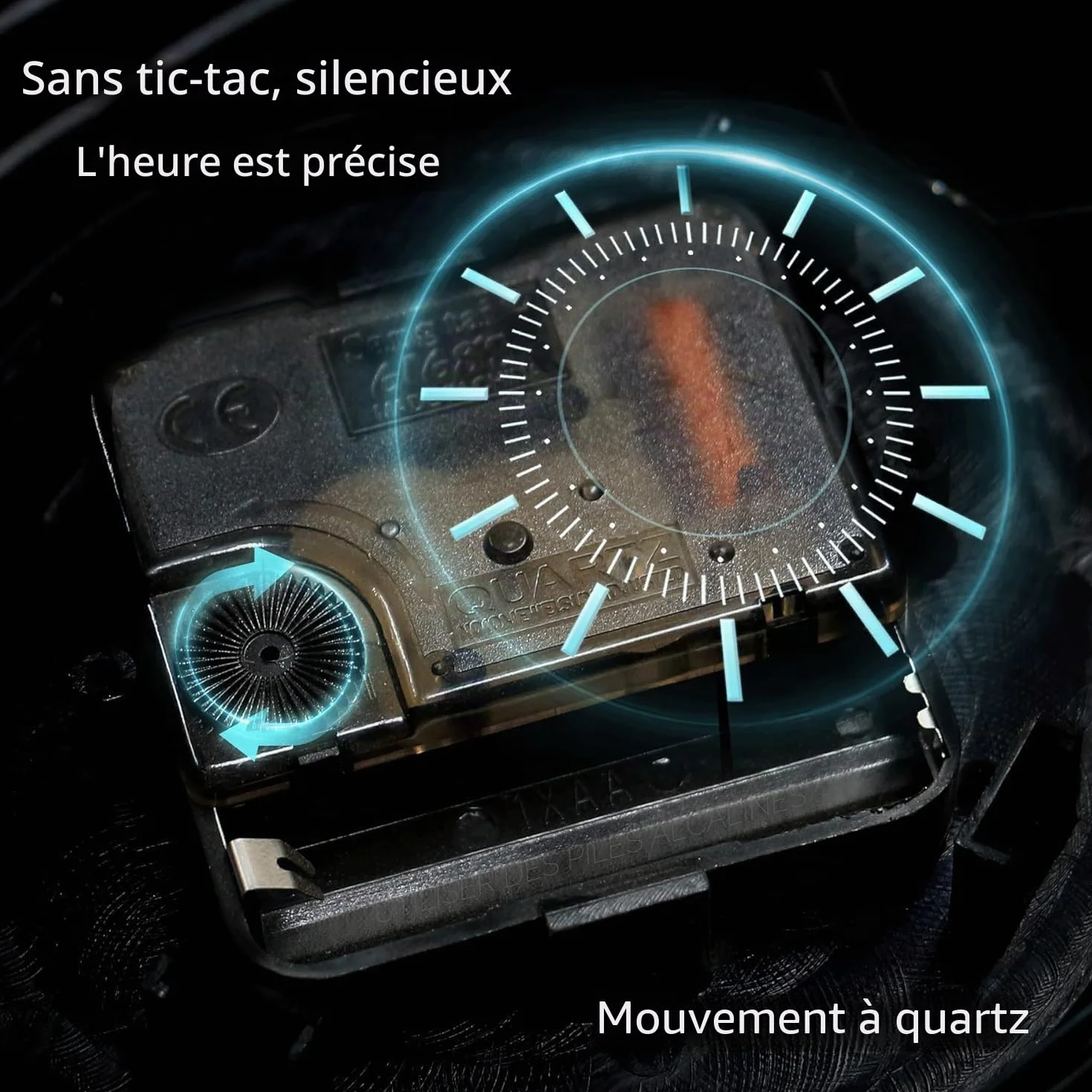 YOUKI Horloge de Bureau Rétro Steampunk Robot, Silencieuse, Décorative à Piles
