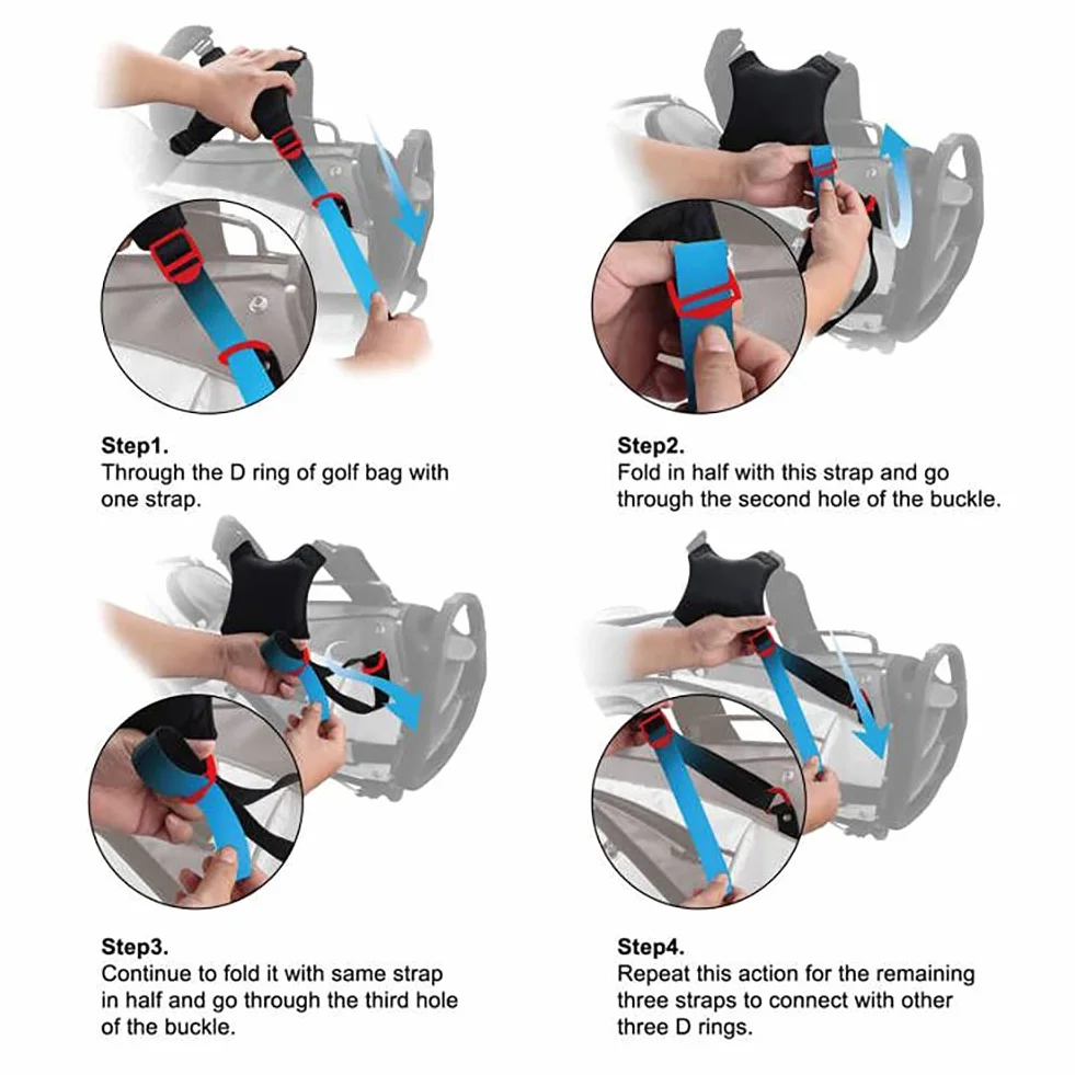 Bandoulière de golf étanche réglable universelle - Sangle de rechange pour sac
