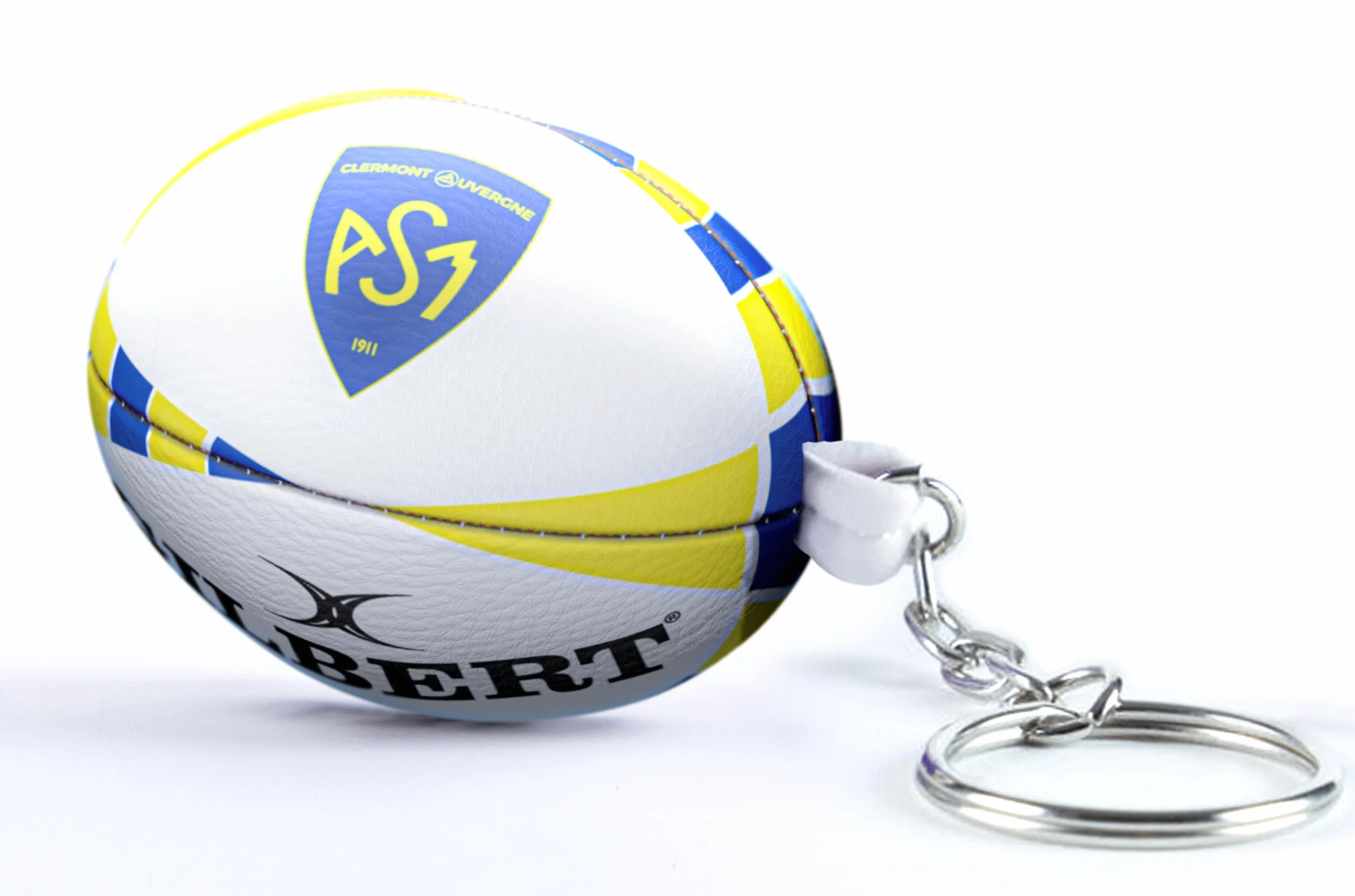 Gilbert Porte-clefs Ballon de Rugby Clermont - Collection Officielle ASM Clermont Auvergne