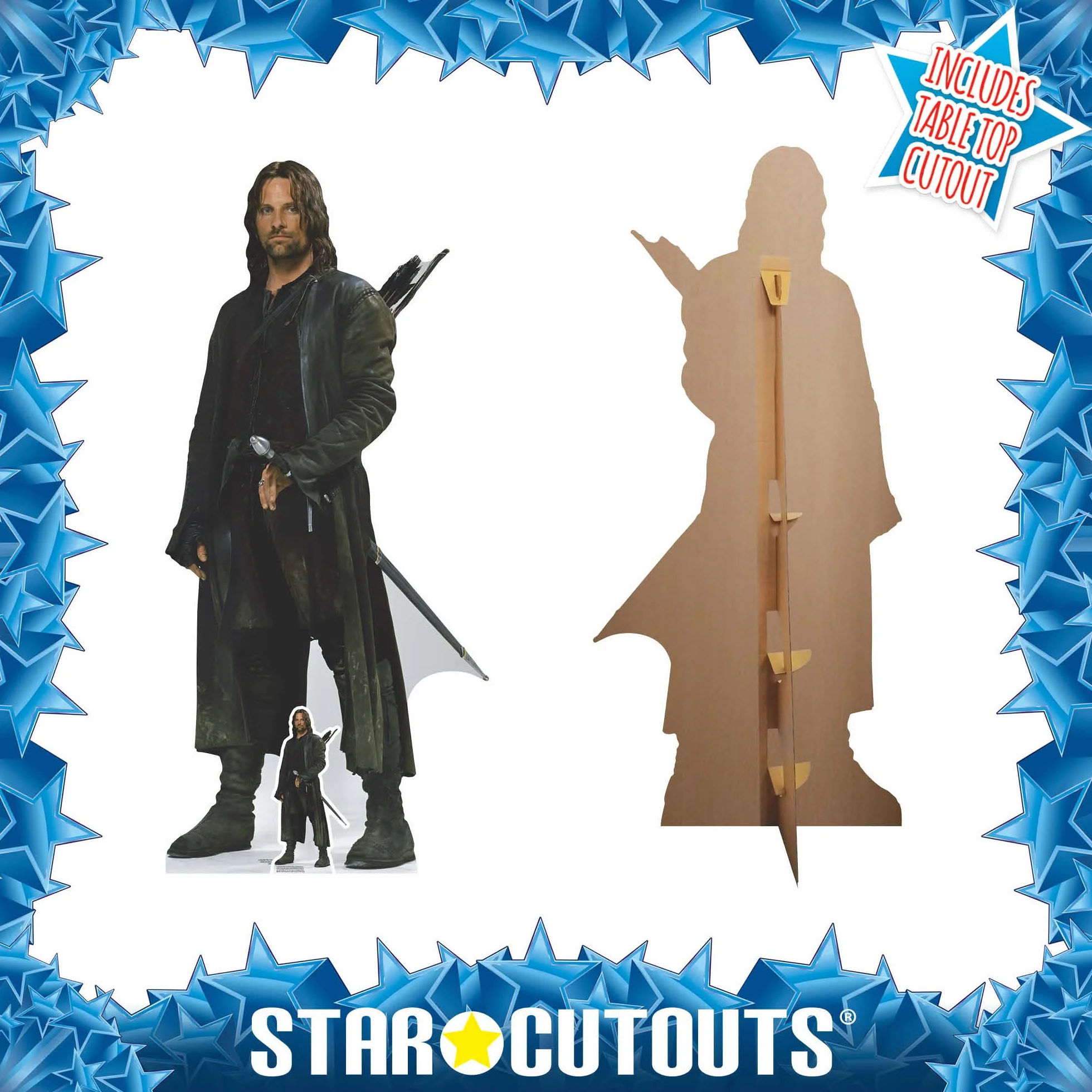 Star Cutouts SC4130 Aragorn - Le Seigneur des Anneaux Découpe en Carton Grandeur Nature