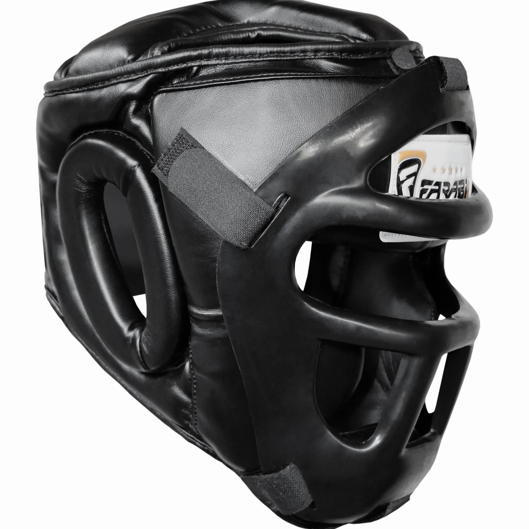 Casque Boxe 2-en-1 Réglable Grille Faciale Amovible MMA Muay Thai Kickboxing Sparring