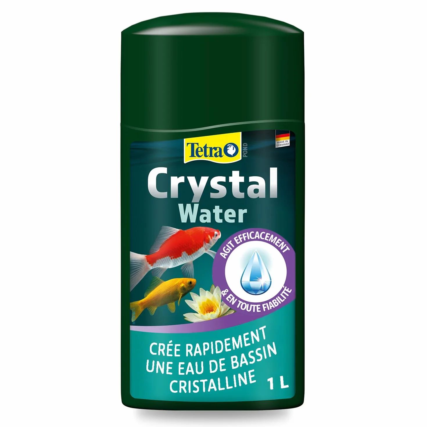 Tetra Pond CrystalWater Clarificateur d'Eau de Bassin 1 L