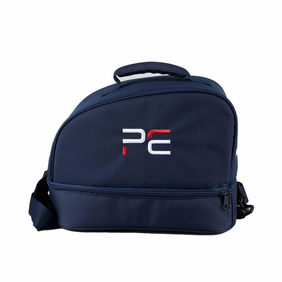 PremierEquine Sac pour casque d'équipe - Bleu marine