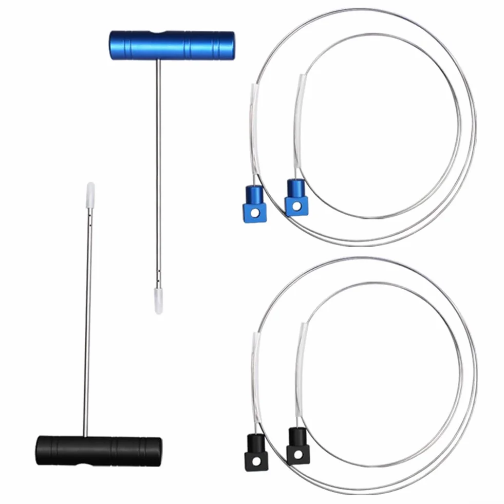 Kit Ikejime de qualité marine avec fils en acier inoxydable de 1,2 mm et 1,5 mm pour une insertion précise et une répartition efficace des poissons en mer (noir)