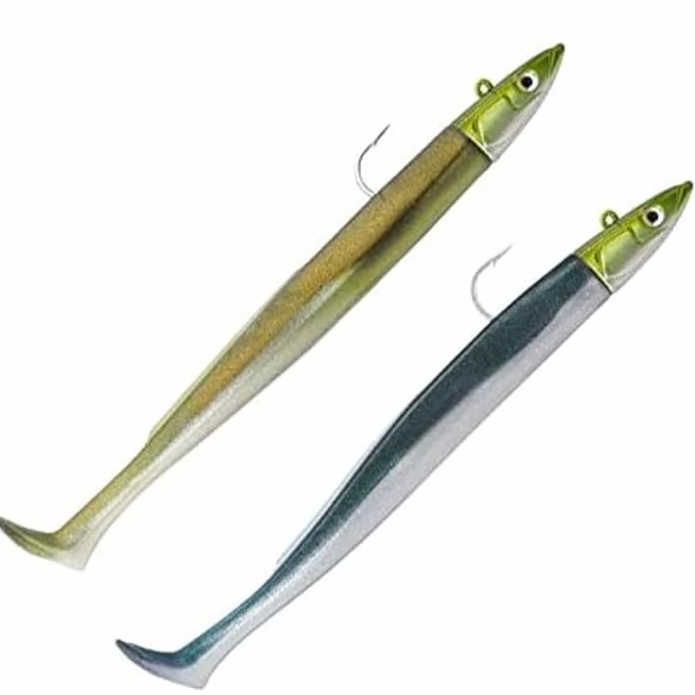 FIIISH - Crazy Paddle Tail - 15 cm - Double Combo Off Shore 20G - Kaki - Bleu Nacre - Cpt1226