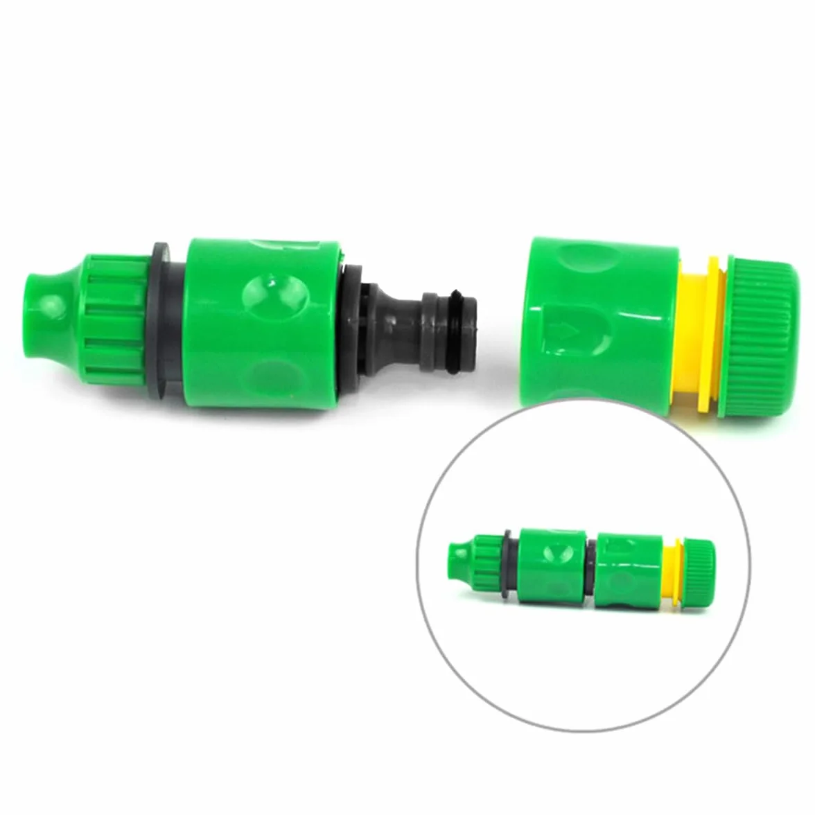 Raccord 1/2 pouce double fiche pour connexion de tuyaux prolongation 2 pièces