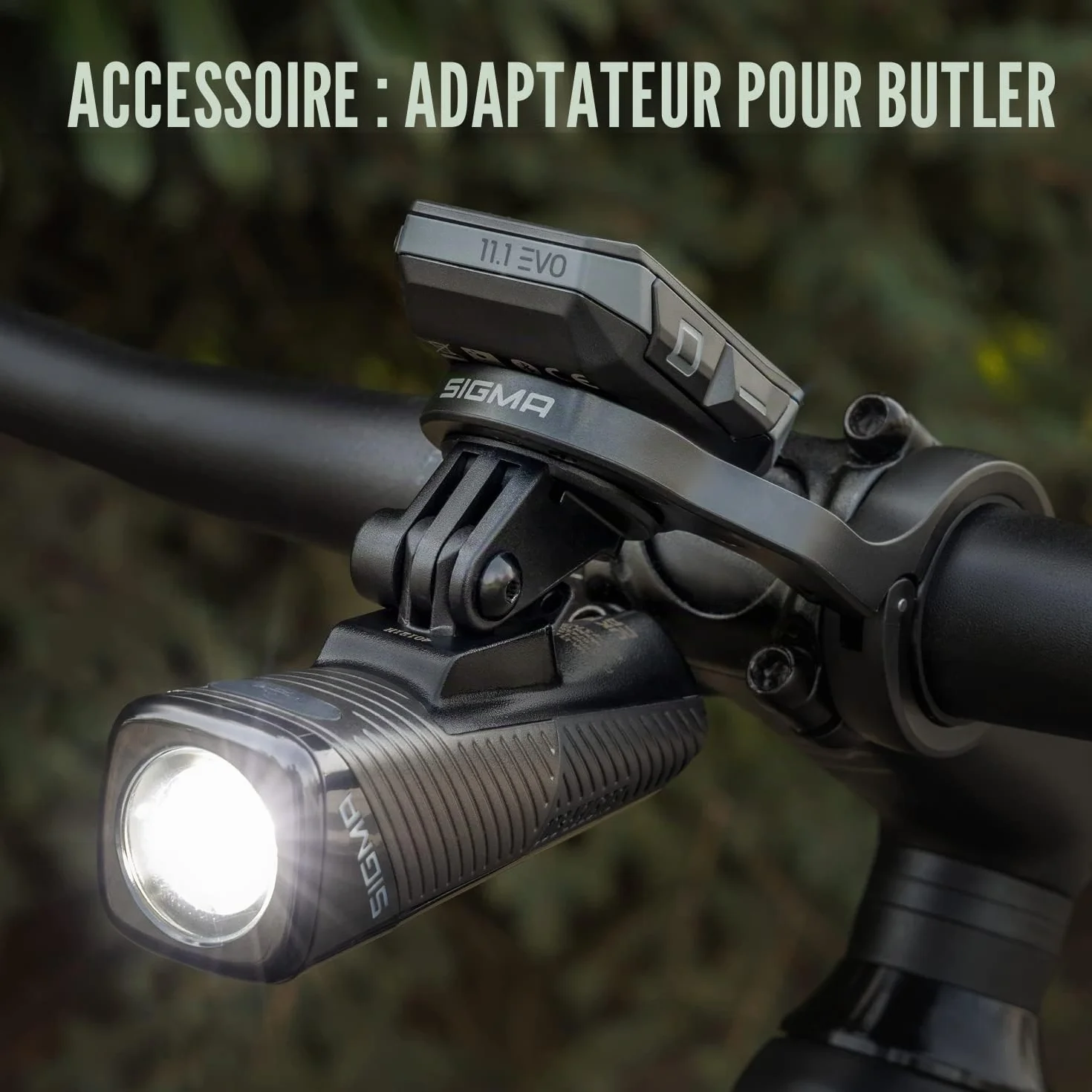 SIGMA Buster 800 / RL 150 | Kit d'éclairage vélo | Avant avec 5 Modes d'éclairage | Arrière avec Fonction feu Stop | Lampe vélo à LED puissante avec Une visibilité de 170m jusqu'à 30 Heures