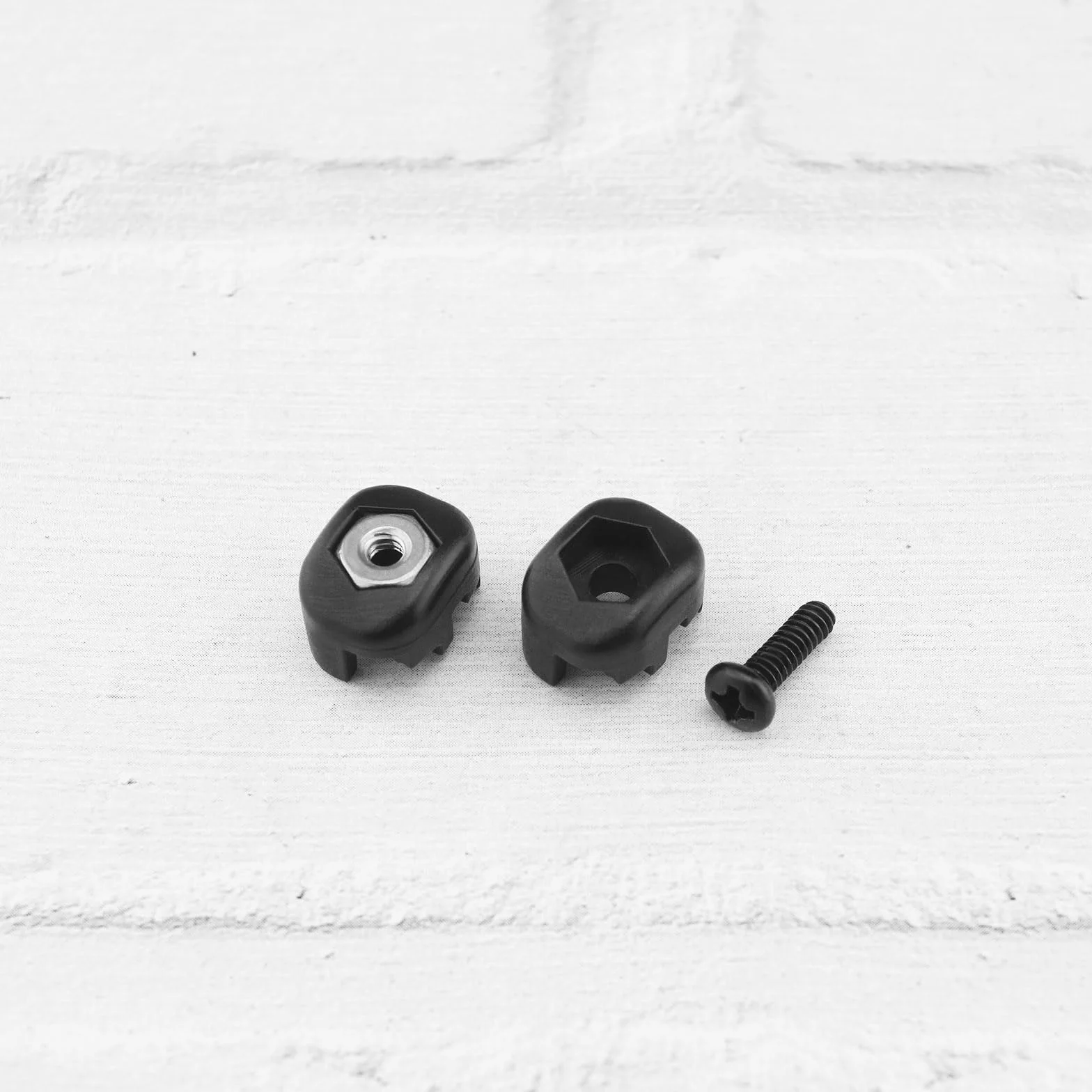Boucle de Serrage Repos de Flèche en Plastique 2 Pièces pour Tir à l'arc Extérieur Chasse Réglable Accessoire Noir
