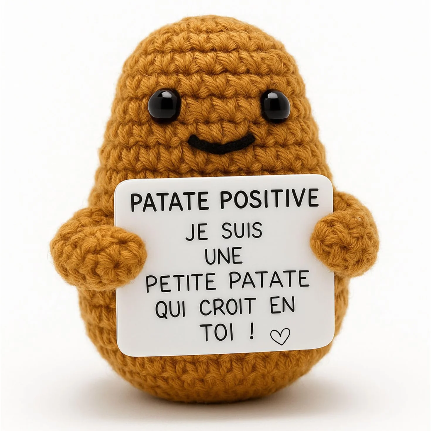 Peluche Motivation Patate Positive Cadeau Original Decoration Maison Anniversaire