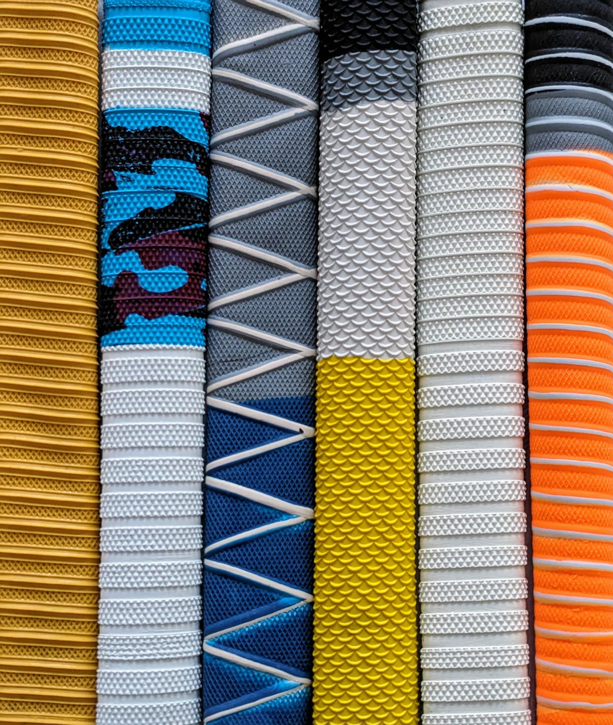 Model Lot de 6 poignées de Rechange en Caoutchouc pour Batte de Cricket Styles Assortis