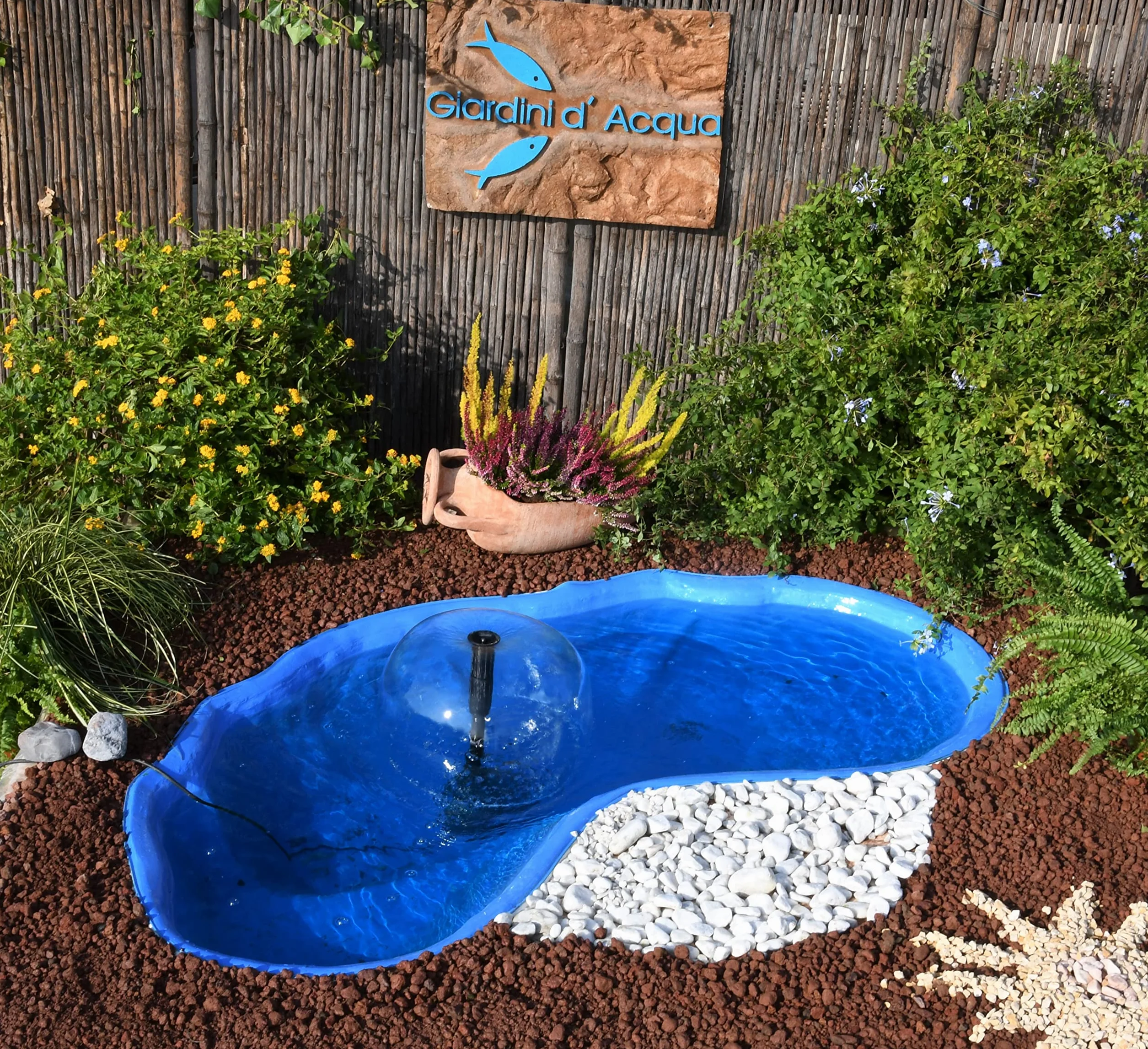 Giardini d'Acqua Bassin de Jardin Préformé 270 L Azzurra Nemi 180×100×36