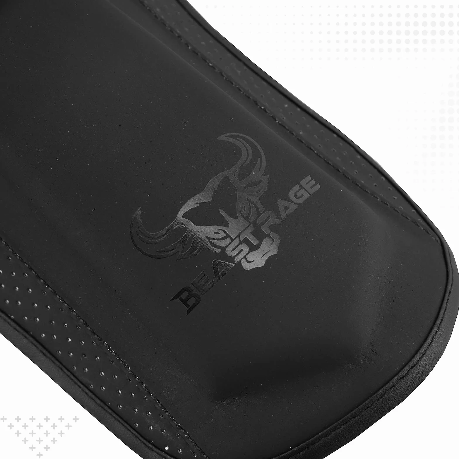 BEAST RAGE Protège-Tibias pour Kickboxing, Muay Thai, Arts Martiaux, MMA avec Protection du Cou-de-Pied, équipement d'entraînement MMA, équipement d'entraînement Sparring, BJJ, karaté