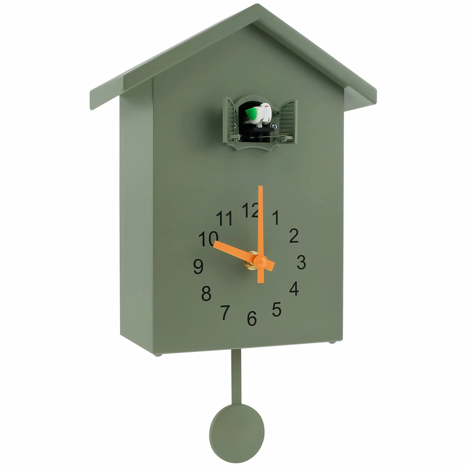 Horloge à coucou moderne murale avec pendule et carillon, décoration maison salon cuisine bureau