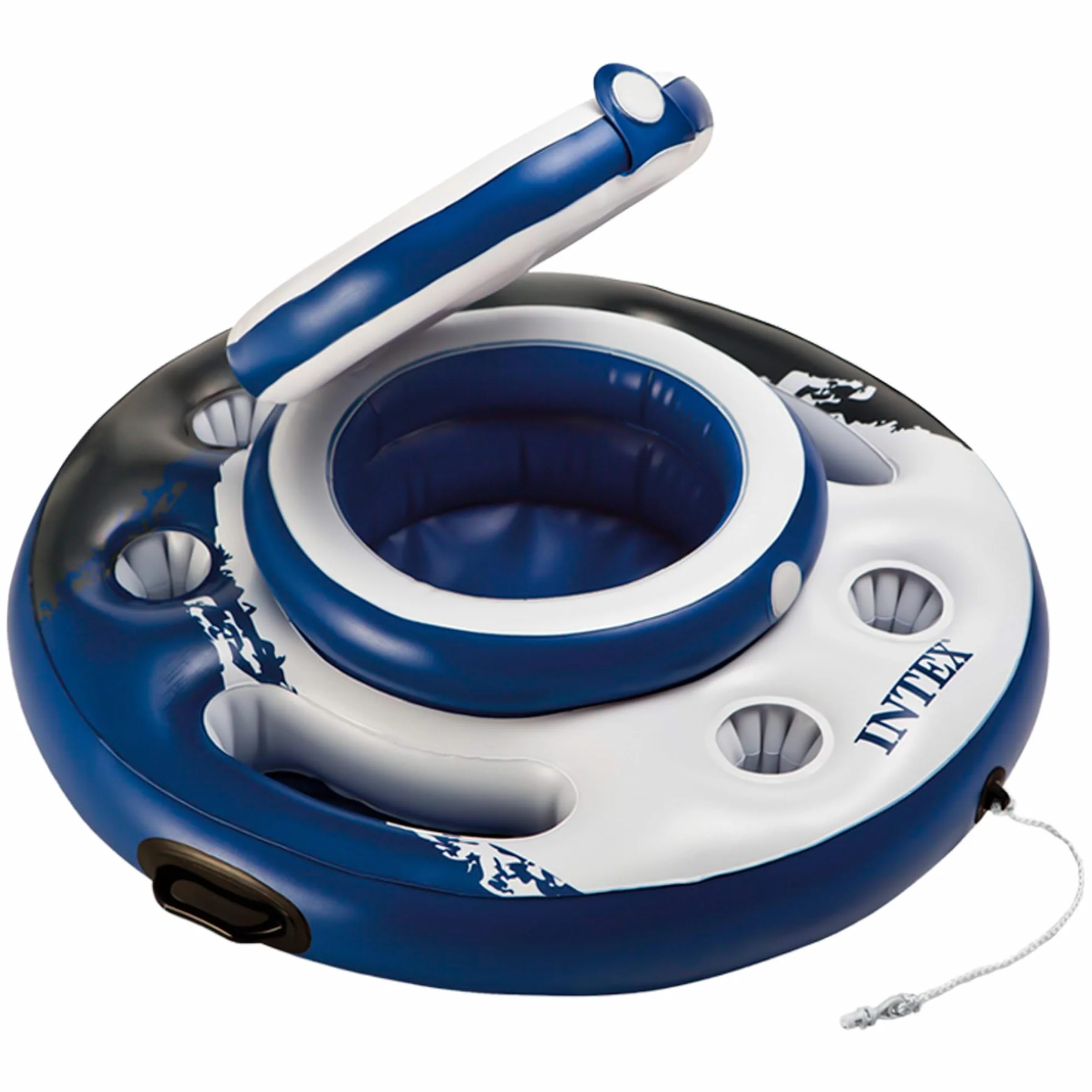 Intex Glacière Gonflable Ronde River Run 56822NP Blanc