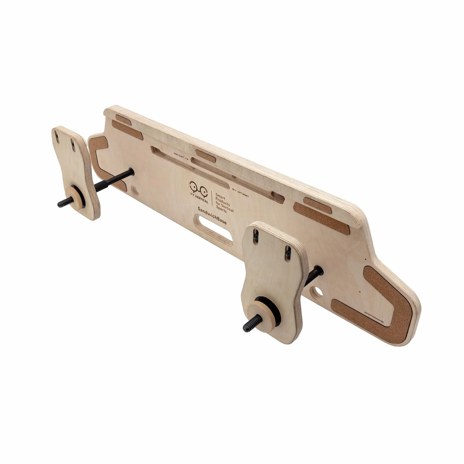 YY Vertical - SandwichBase, Le Support idéal pour Les poutres d'escalade, Installation sur Porte, Parfait pour l'entraînement à la Maison (Poutre Non inclue)
