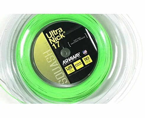 ASHAWAY Ultra Nick 17 Cordage de Squash 110m