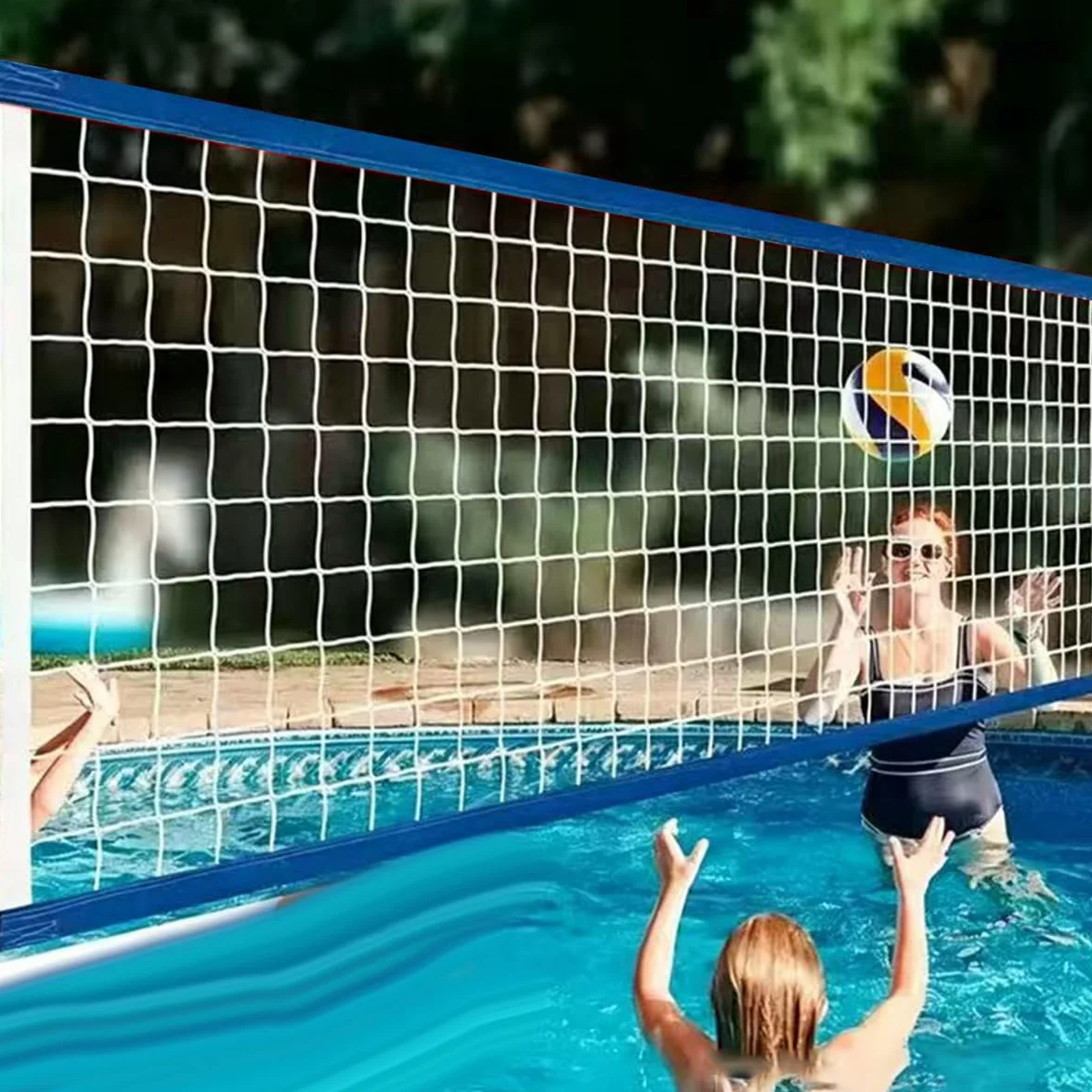 Filet de Volley de Remplacement pour Piscine 450×90 cm Filet de Volley Portable extérieur résistant pour Jeu Aquatique Plage Jardin fête d'été