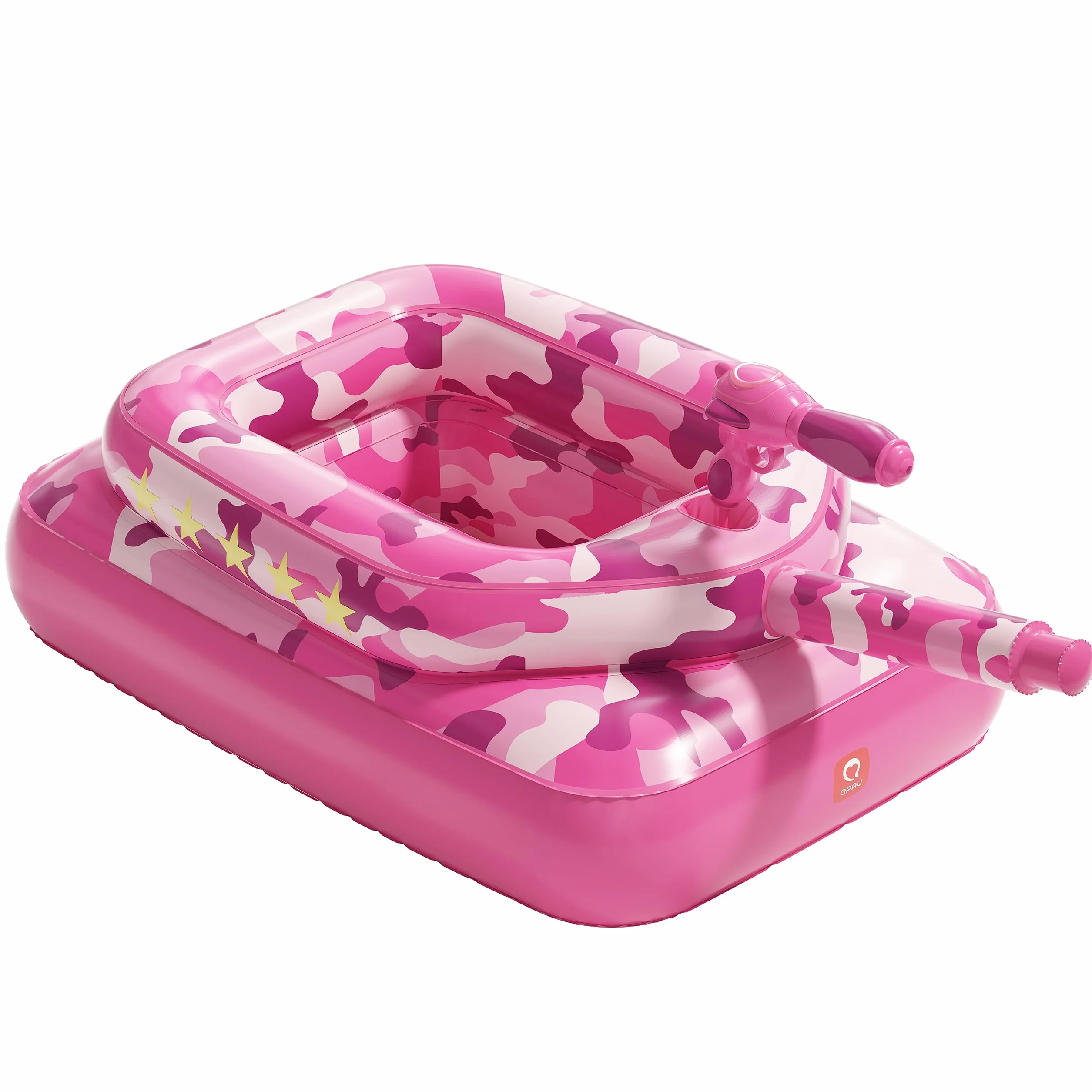 QPAU Flotteur de piscine avec canon à eau 0,35 mm pour enfants 3-6 ans