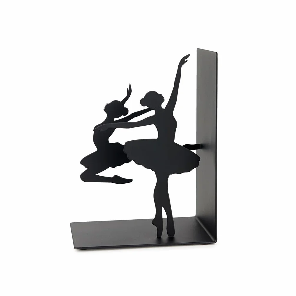 Balvi Serre-Livres Ballerina Noir Métal Base Antidérapante