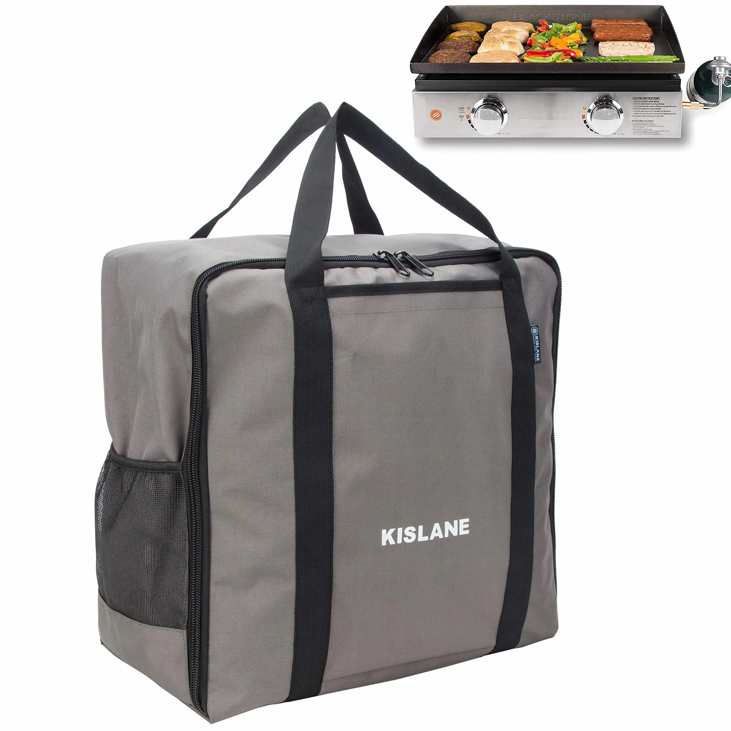 Sac de Transport pour Plaque de Cuisson Blackstone de 43,2 cm, pour Barbecue en Plein air, rassemblements, Camping (Gris)