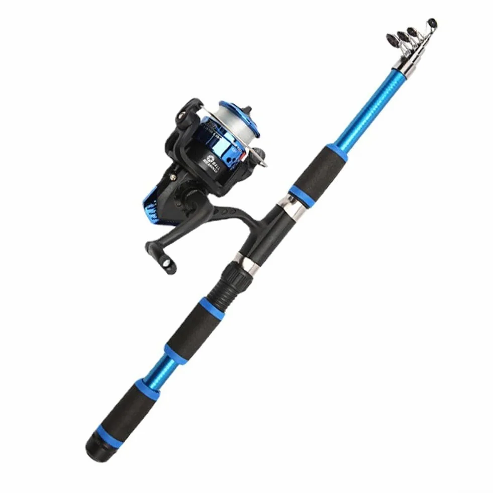 Kit canne à pêche pratique 1 82 m pour installation rapide avec accessoires essentiels pour réussir