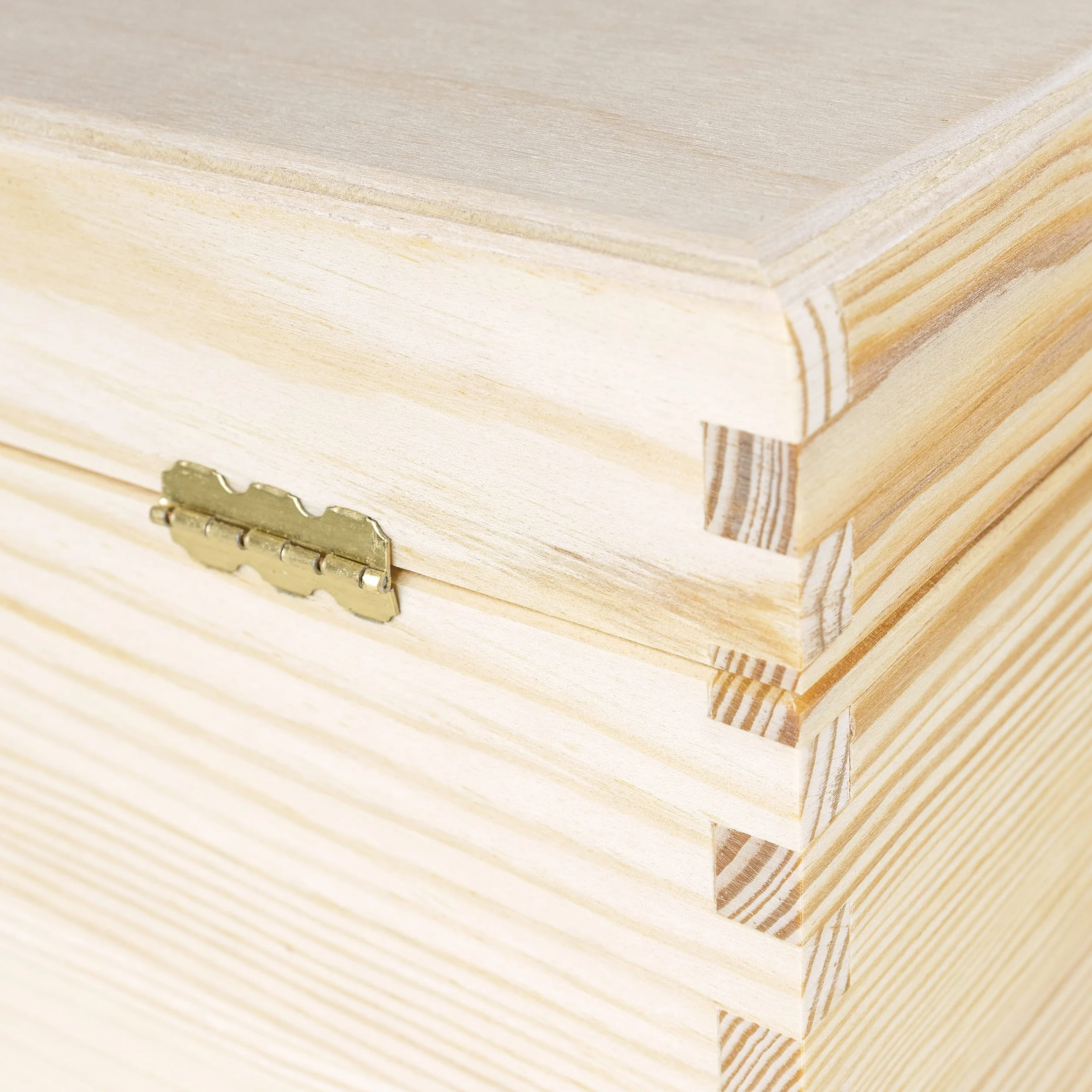 Creative Deco XXL Grande Coffre Rangement en Bois 40 x 30,5 x 24 cm avec Couvercle Organiseur Bureau Noël