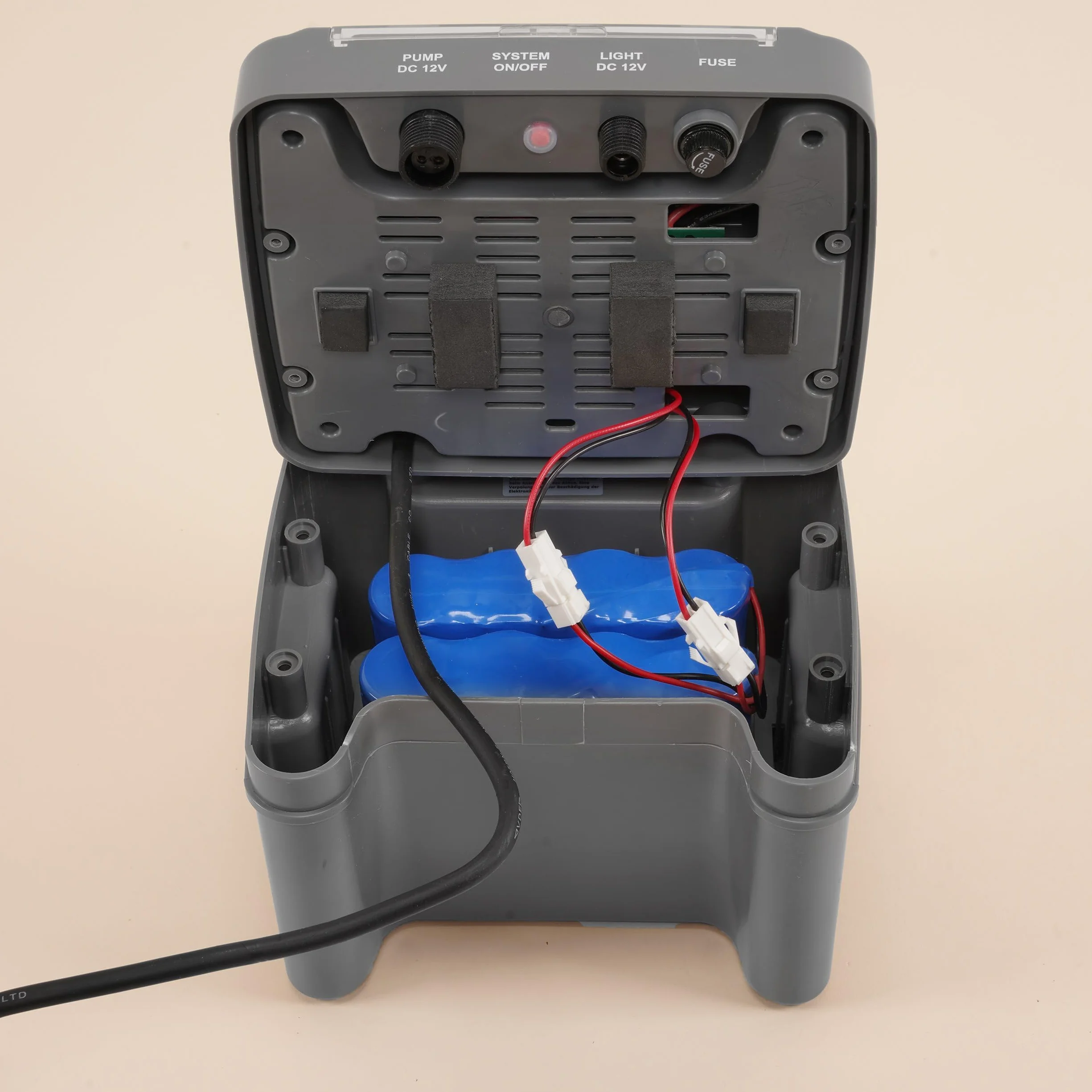 Esotec Kit de ruisseau solaire 70 2800, pompe 2800 l/h, panneaux solaires 70 W, batterie LiFePO4