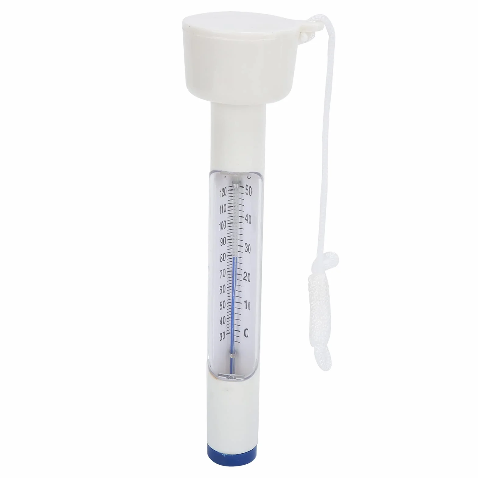 Thermomètre de Piscine en ABS Incassable pour Aquariums Baignoires