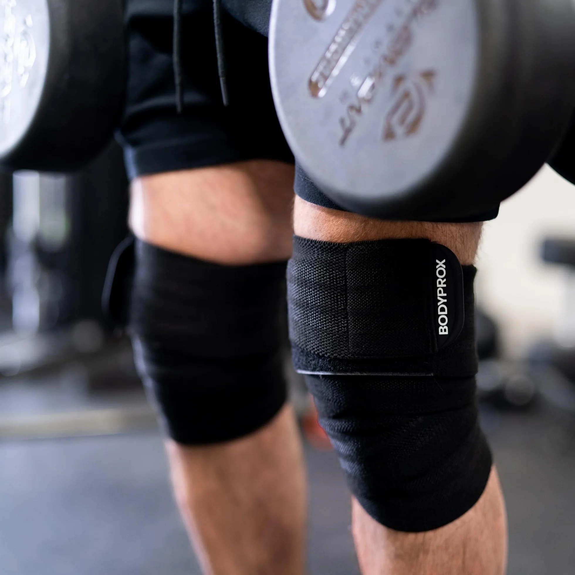Bodyprox Lot de 2 genouillères pour squats, haltérophilie, presse des jambes et entraînement croisé, genouillère pour homme et femme