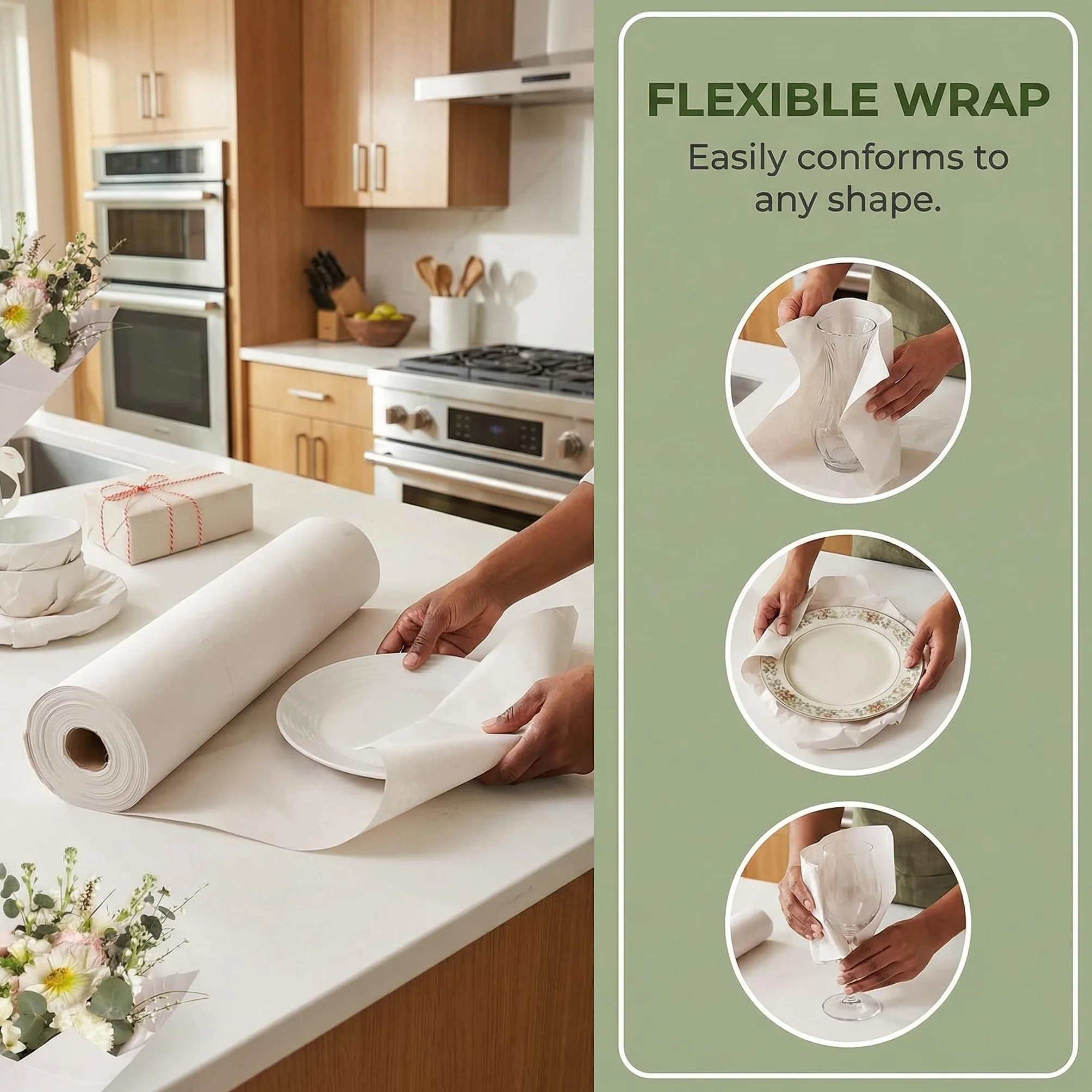 Papier d'emballage 150 Feuilles 70x38cm pour Déménagement Emballer Objets Fragiles
