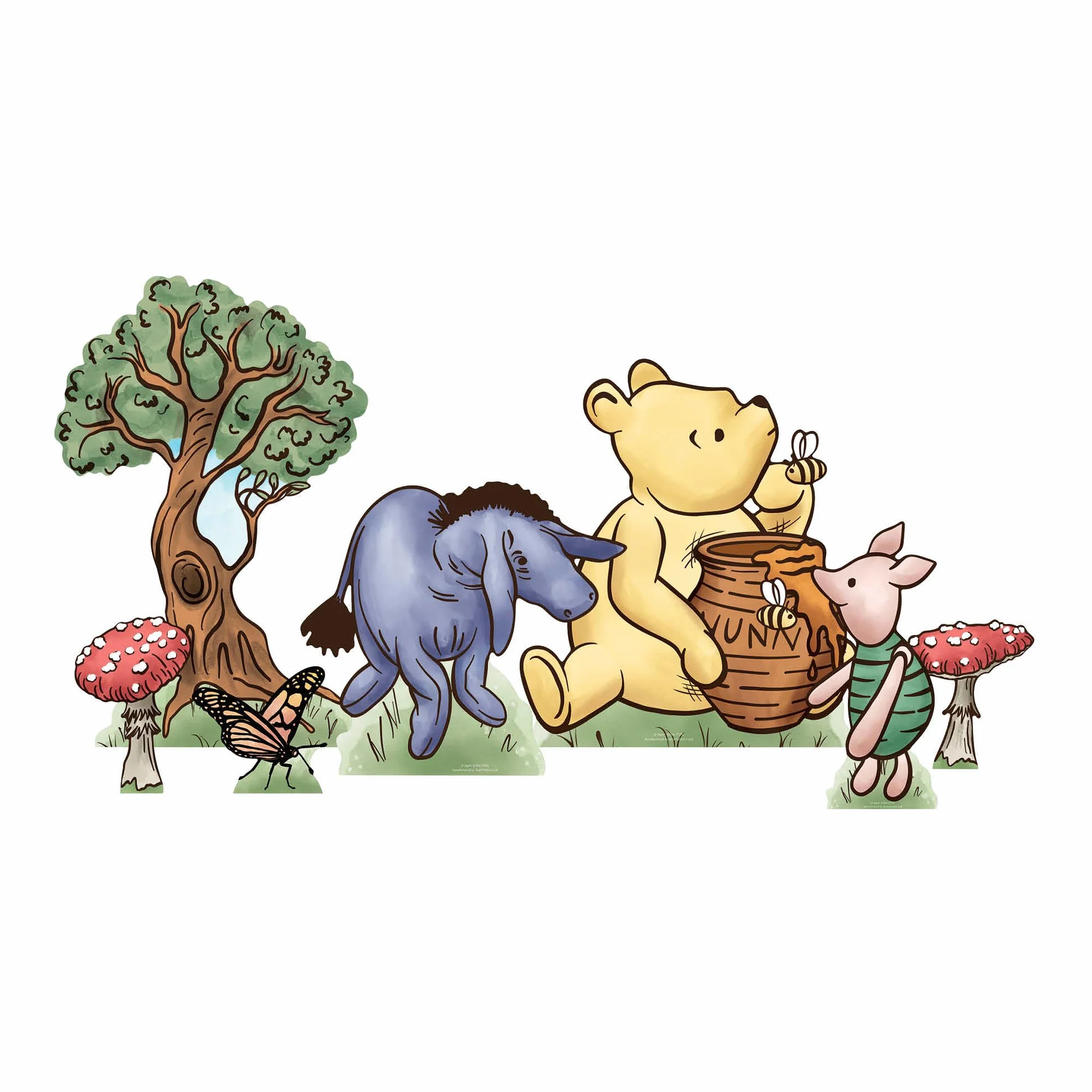 Pot à Miel en Carton découpé Hauteur 52 cm Winnie Bundle