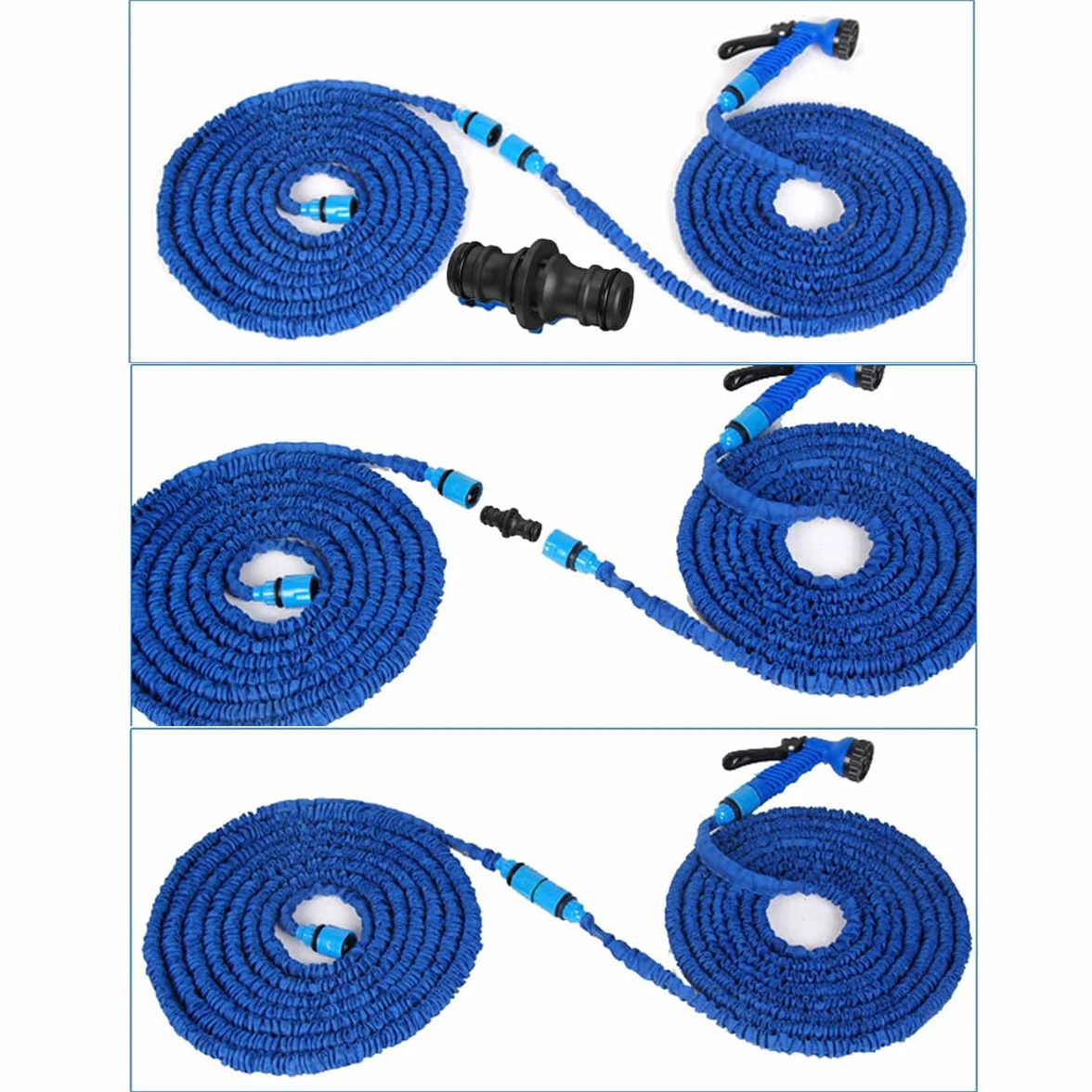 Raccord 1/2 pouce double fiche pour connexion de tuyaux prolongation 2 pièces