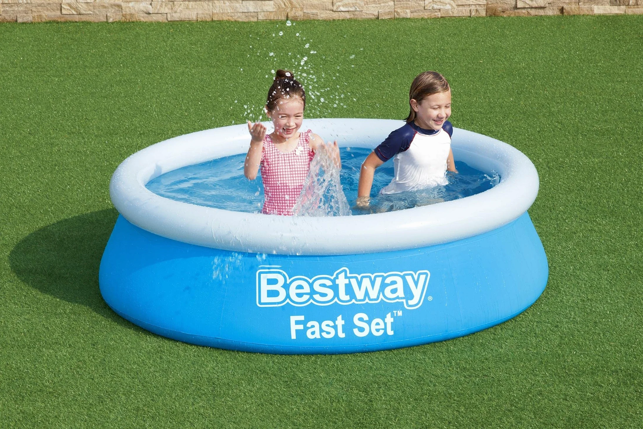 Bestway Fast Set™ Piscine Hors Sol Ronde 183 x 51 cm Bleu