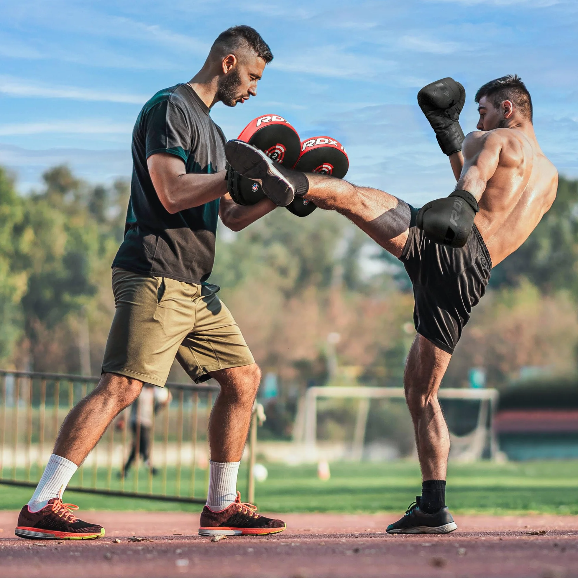 RDX Pattes d'ours Boxe MMA Incurvé Art Martiaux Bouclier Pao Muay Thai Kick Boxing Bouclier de Frappe Cible D'entraînement Mitaines Focus Pads Sports de Combat Taekwondo